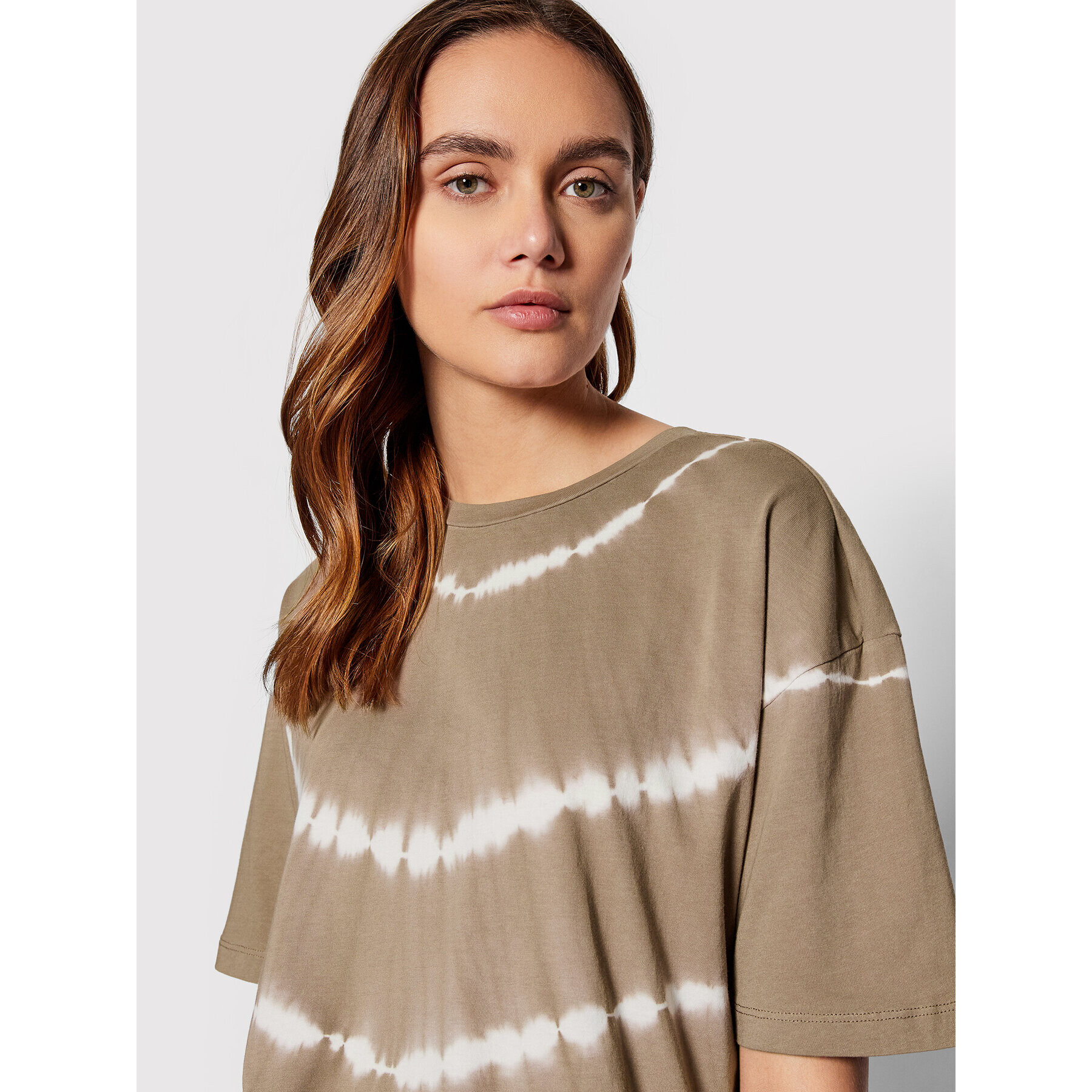 Vero Moda T-Shirt Eara 10259827 Hnědá Oversize - Pepit.cz