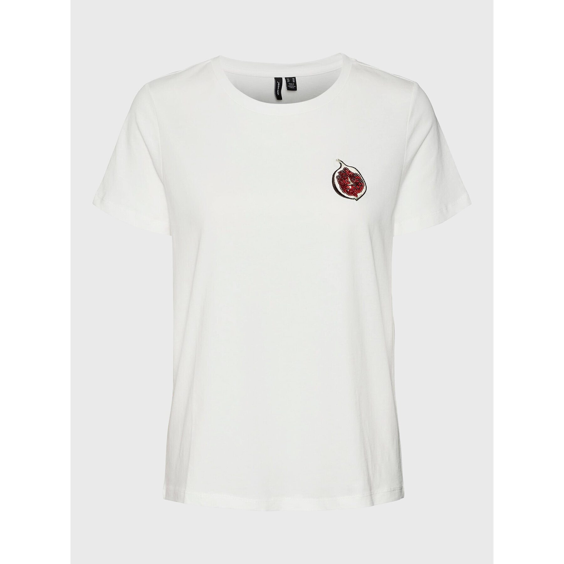 Vero Moda T-Shirt Fayfrancis 10276823 Bílá Regular Fit - Pepit.cz