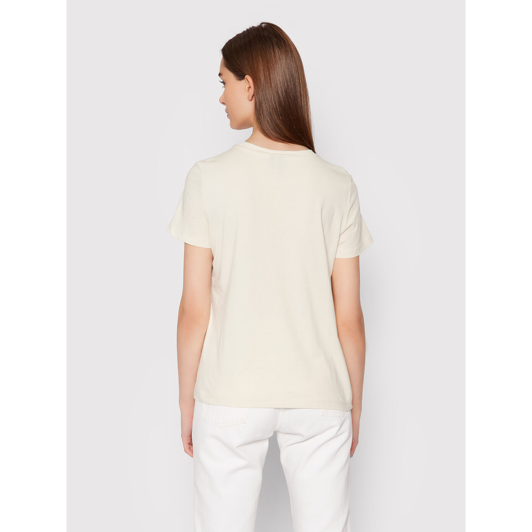 Vero Moda T-Shirt Feminist 10262918 Béžová Regular Fit - Pepit.cz