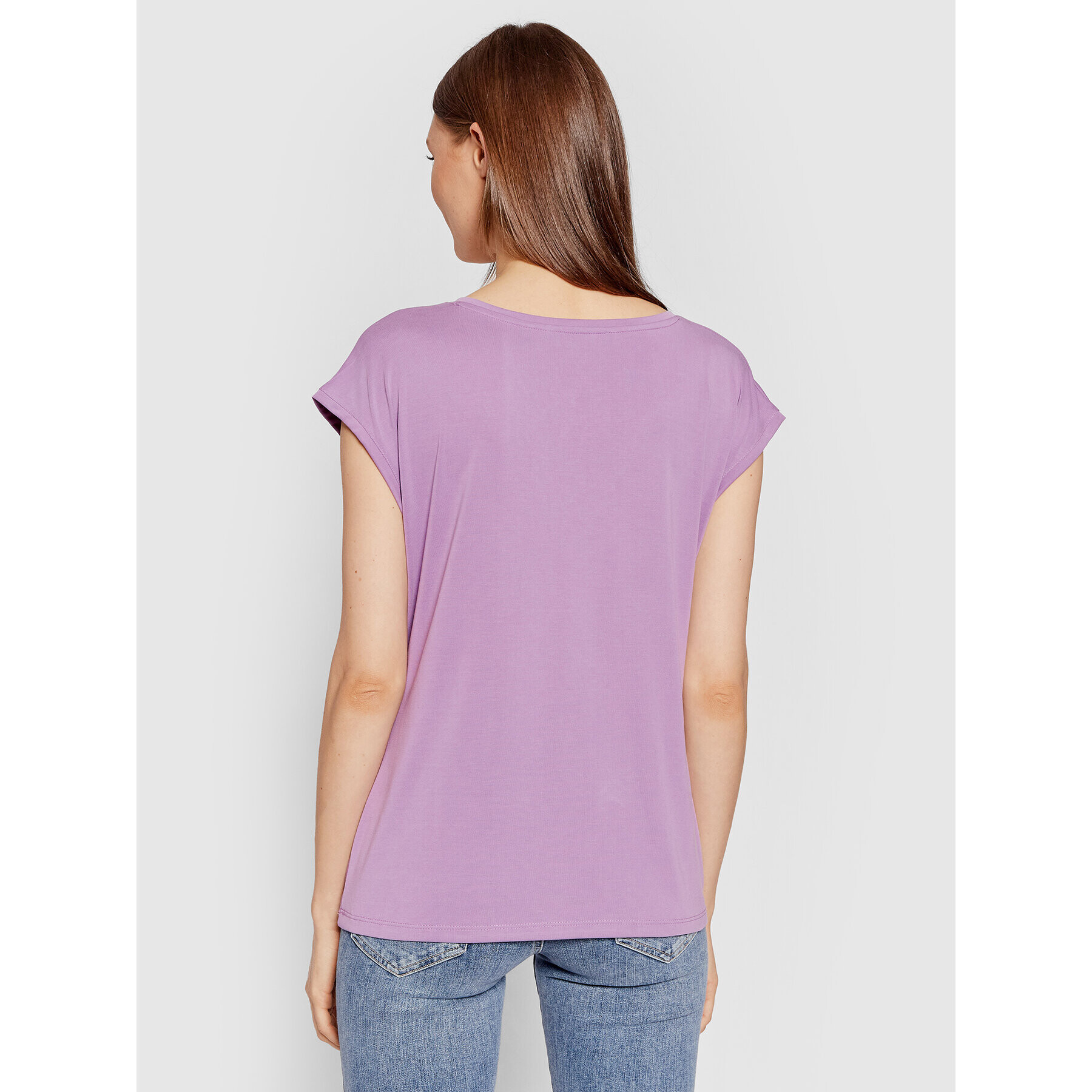 Vero Moda T-Shirt Filli 10246928 Fialová Regular Fit - Pepit.cz