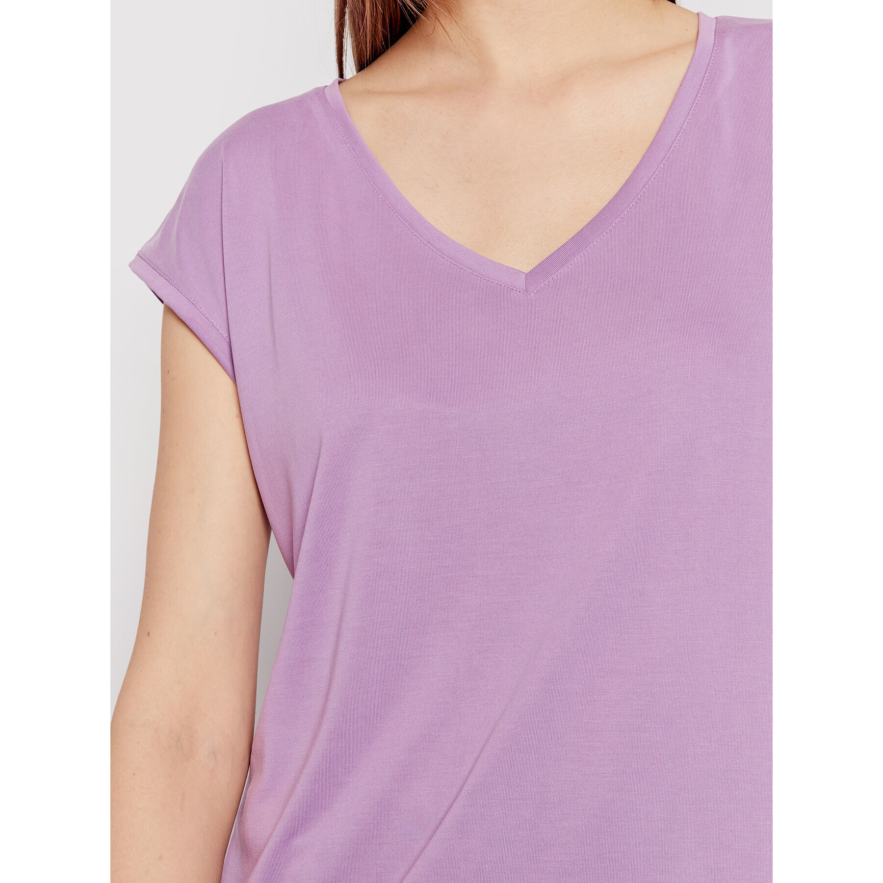 Vero Moda T-Shirt Filli 10246928 Fialová Regular Fit - Pepit.cz