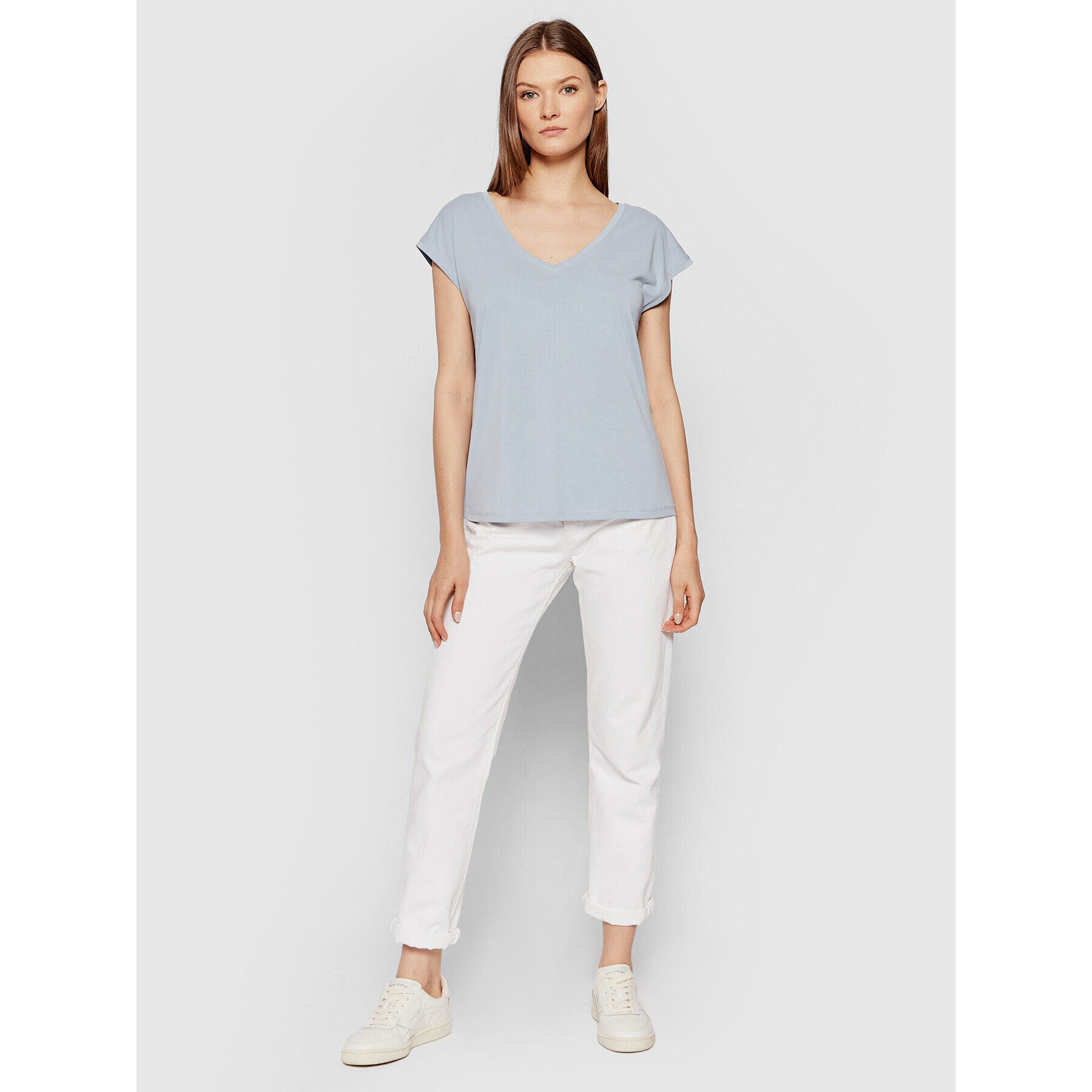 Vero Moda T-Shirt Filli 10246928 Modrá Regular Fit - Pepit.cz