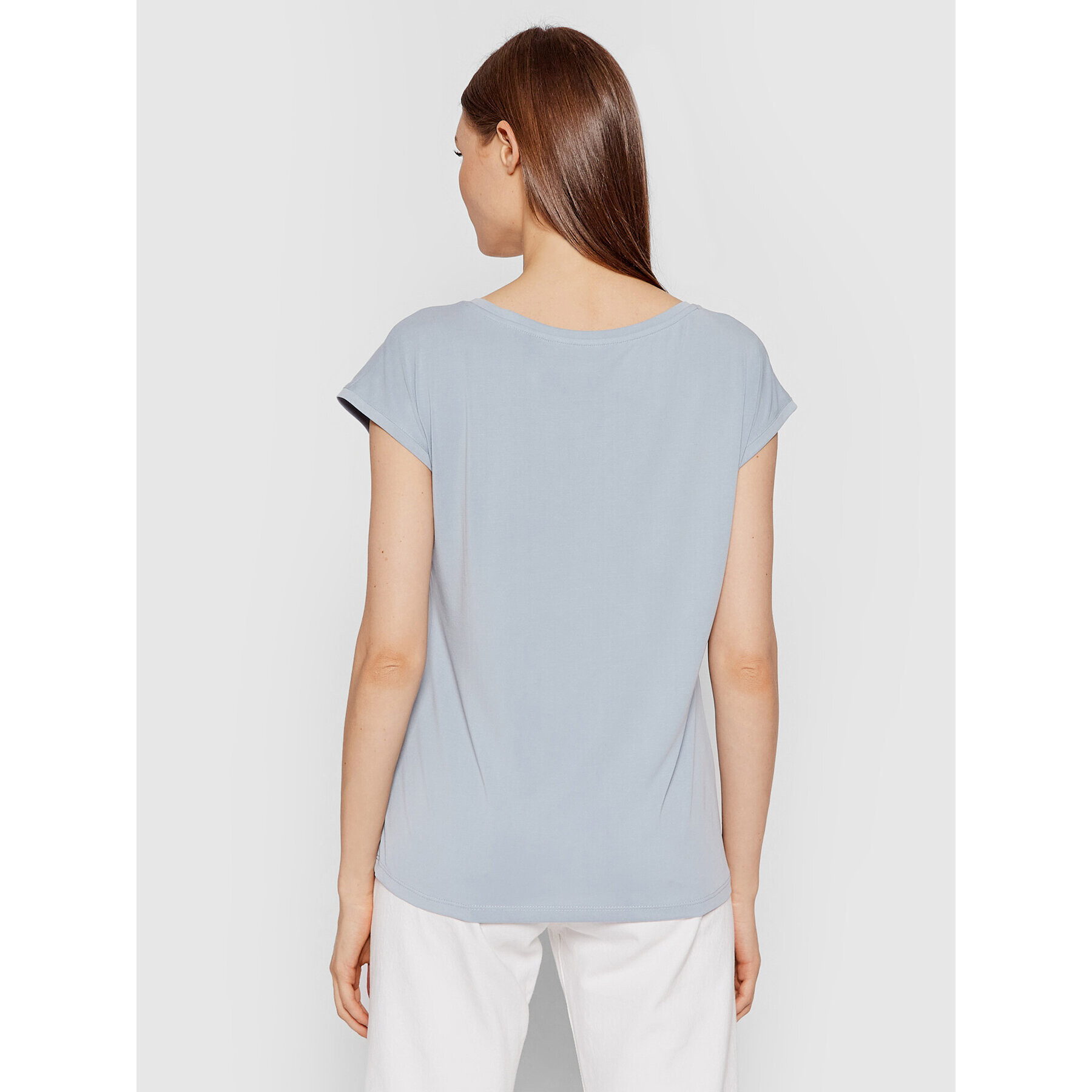 Vero Moda T-Shirt Filli 10246928 Modrá Regular Fit - Pepit.cz