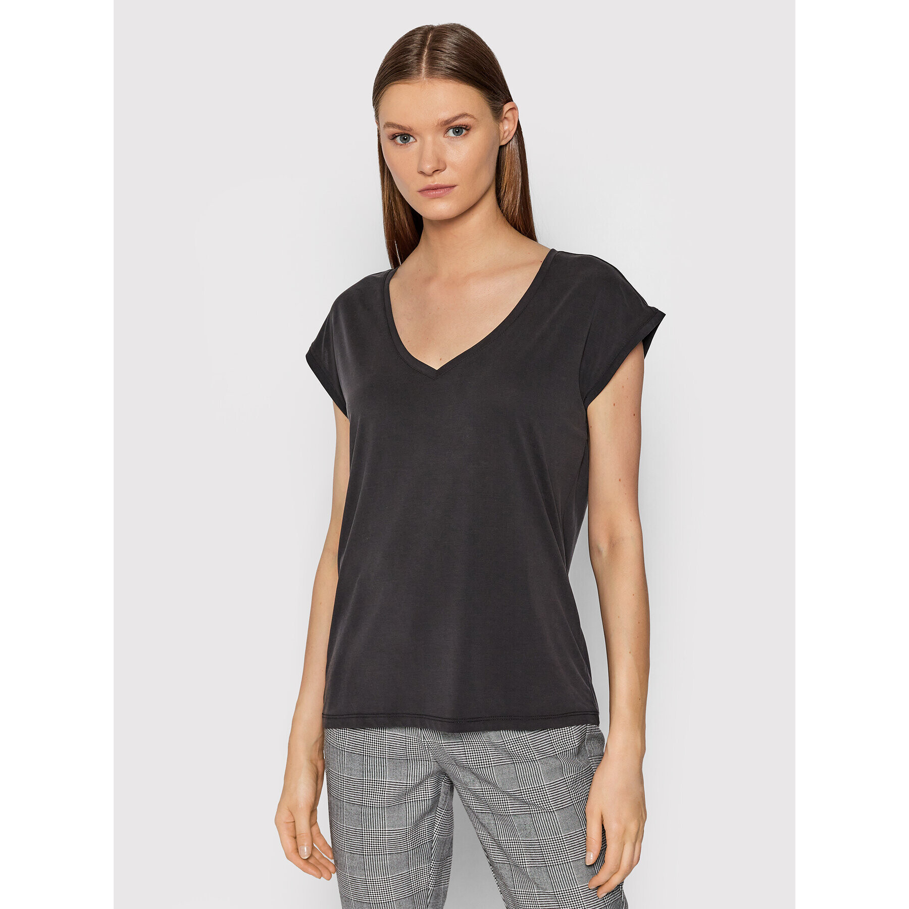 Vero Moda T-Shirt Filli 10247666 Černá Regular Fit - Pepit.cz