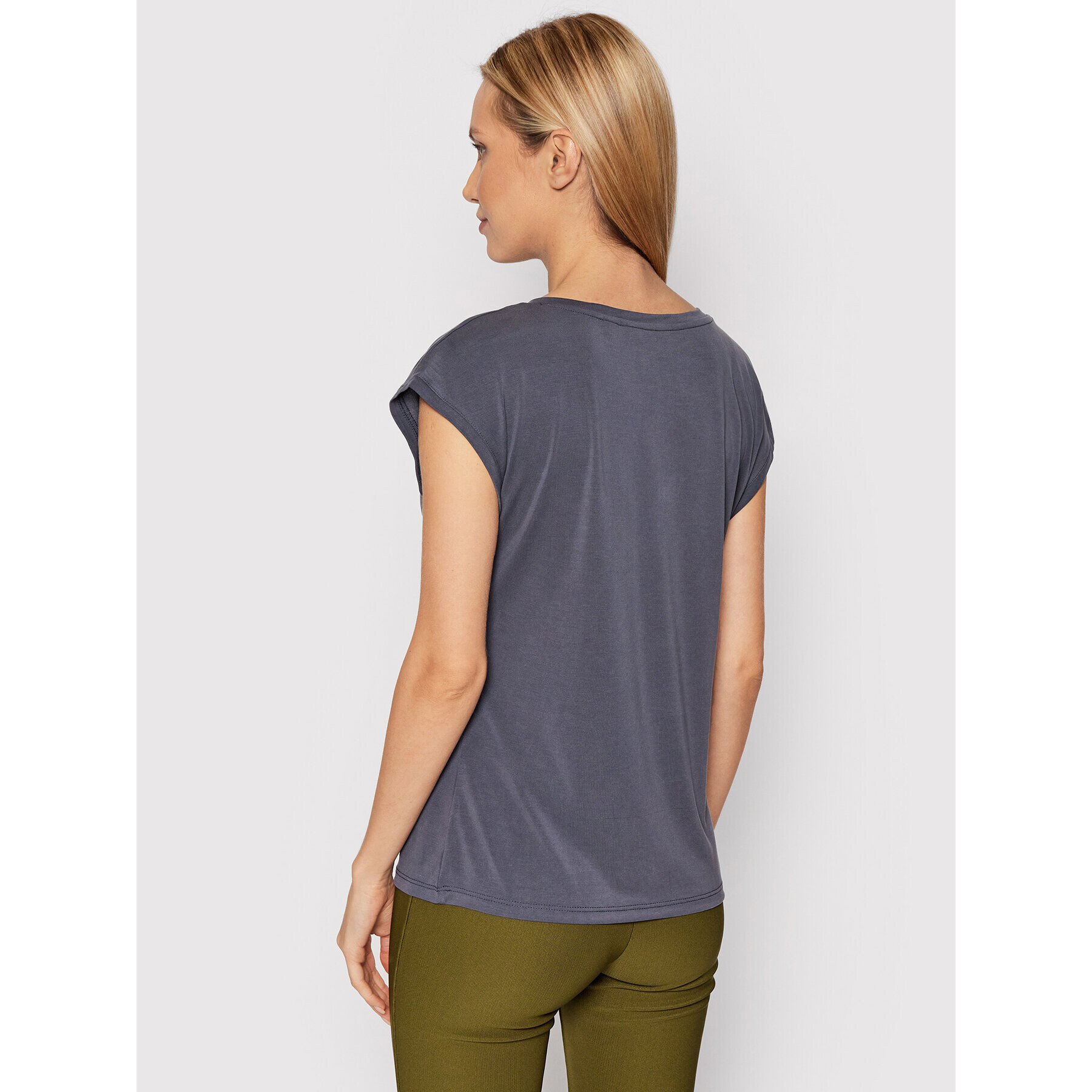 Vero Moda T-Shirt Filli 10247666 Šedá Regular Fit - Pepit.cz