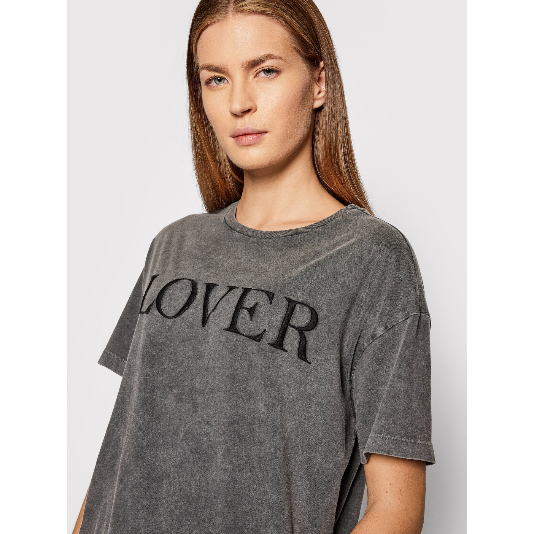 Vero Moda T-Shirt Forever 10264948 Šedá Regular Fit - Pepit.cz