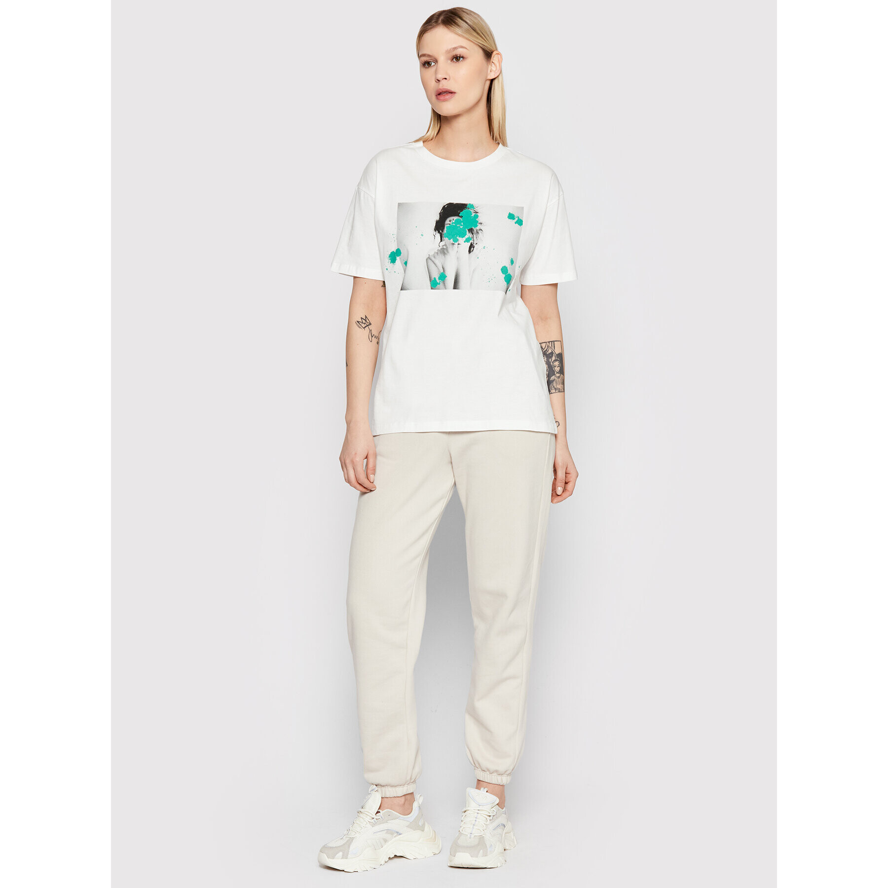 Vero Moda T-Shirt Ibamia 10261039 Bílá Relaxed Fit - Pepit.cz