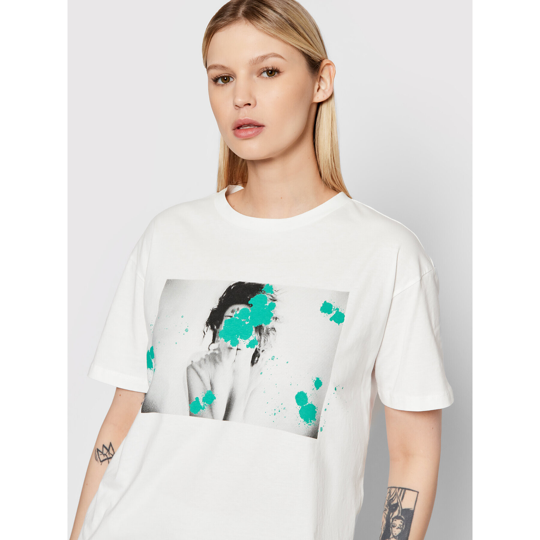 Vero Moda T-Shirt Ibamia 10261039 Bílá Relaxed Fit - Pepit.cz