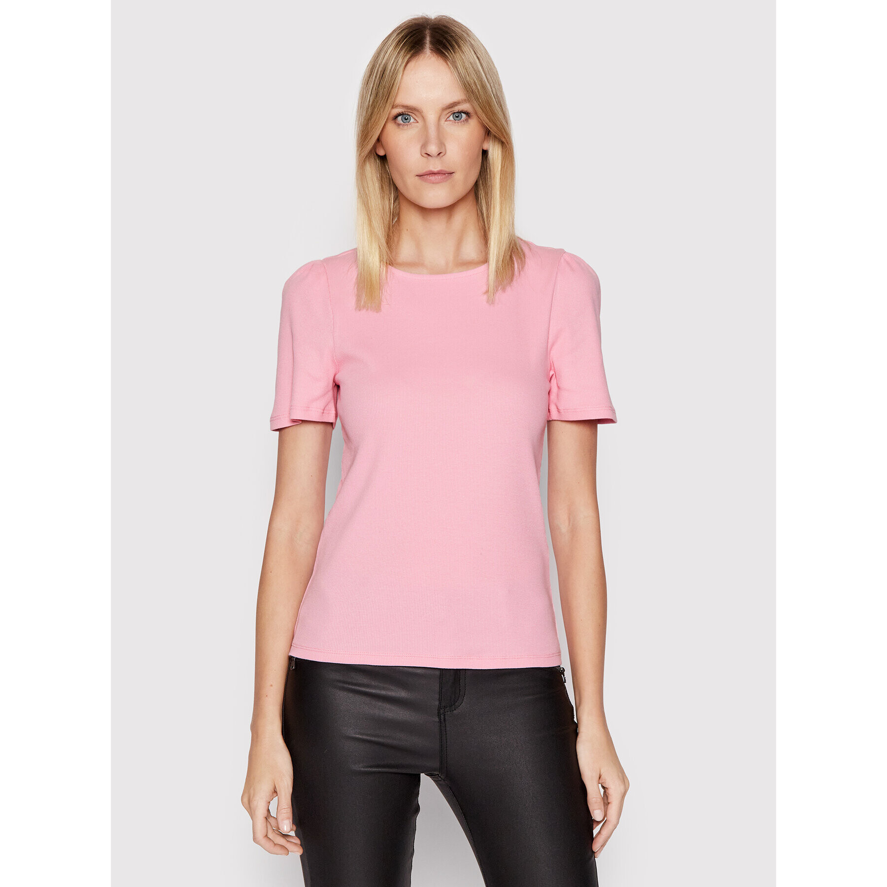 Vero Moda T-Shirt Natasha 10264993 Růžová Regular Fit - Pepit.cz