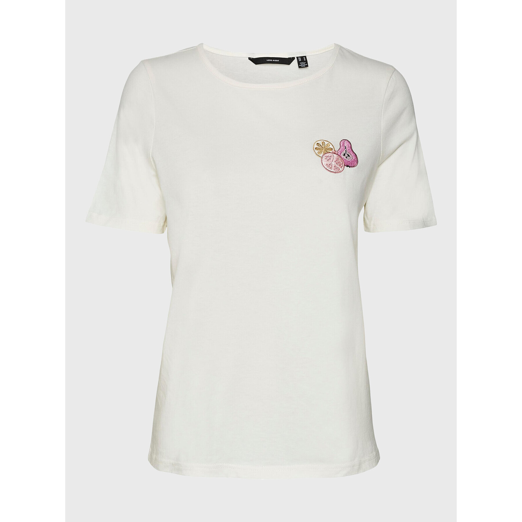 Vero Moda T-Shirt Pany 10284992 Bílá Regular Fit - Pepit.cz