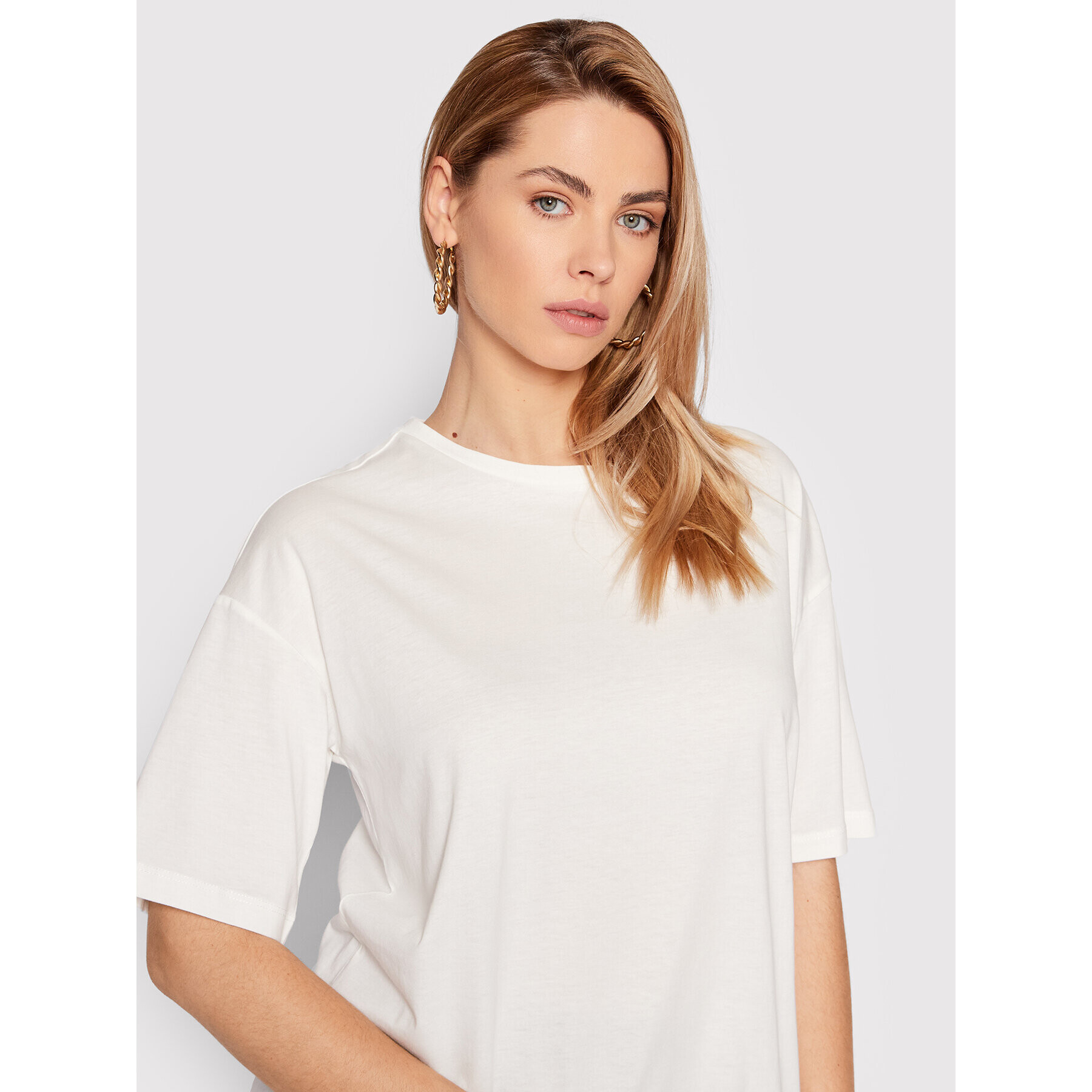 Vero Moda T-Shirt Pia 10266756 Bílá Oversize - Pepit.cz