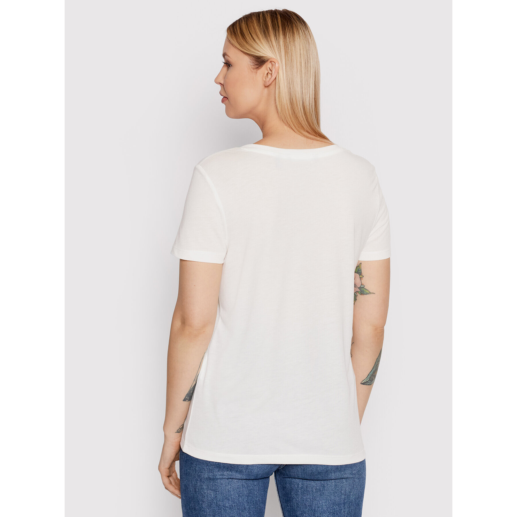 Vero Moda T-Shirt Spicy 10260455 Bílá Relaxed Fit - Pepit.cz