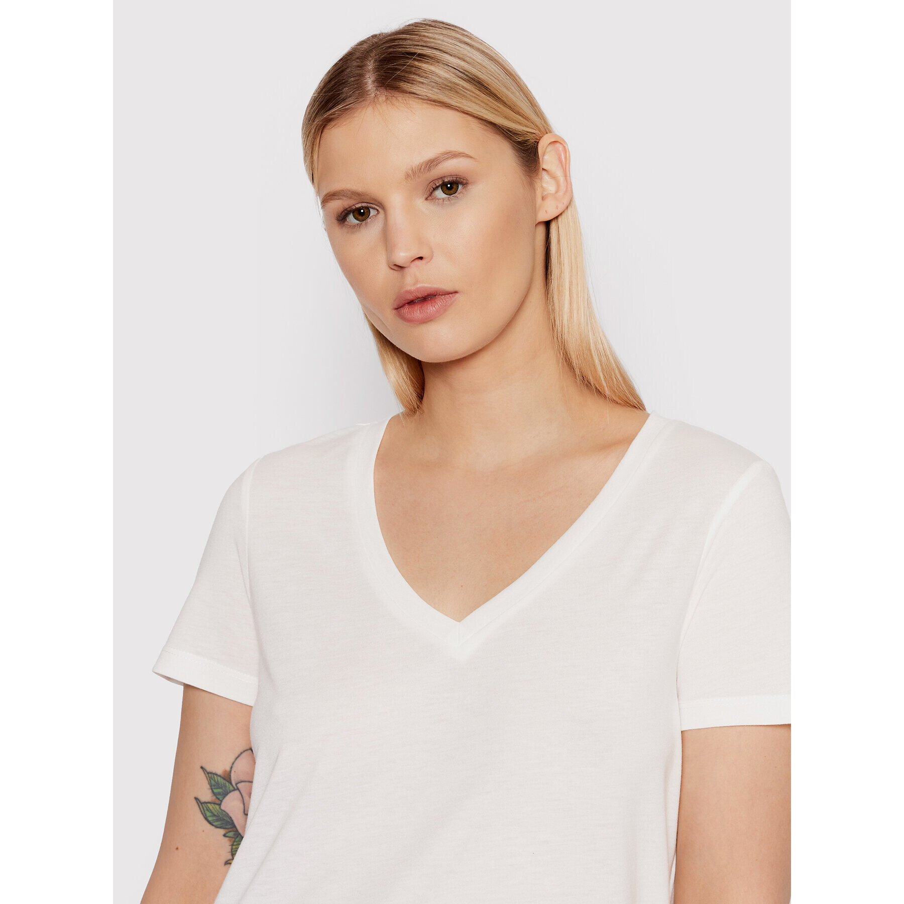 Vero Moda T-Shirt Spicy 10260455 Bílá Relaxed Fit - Pepit.cz