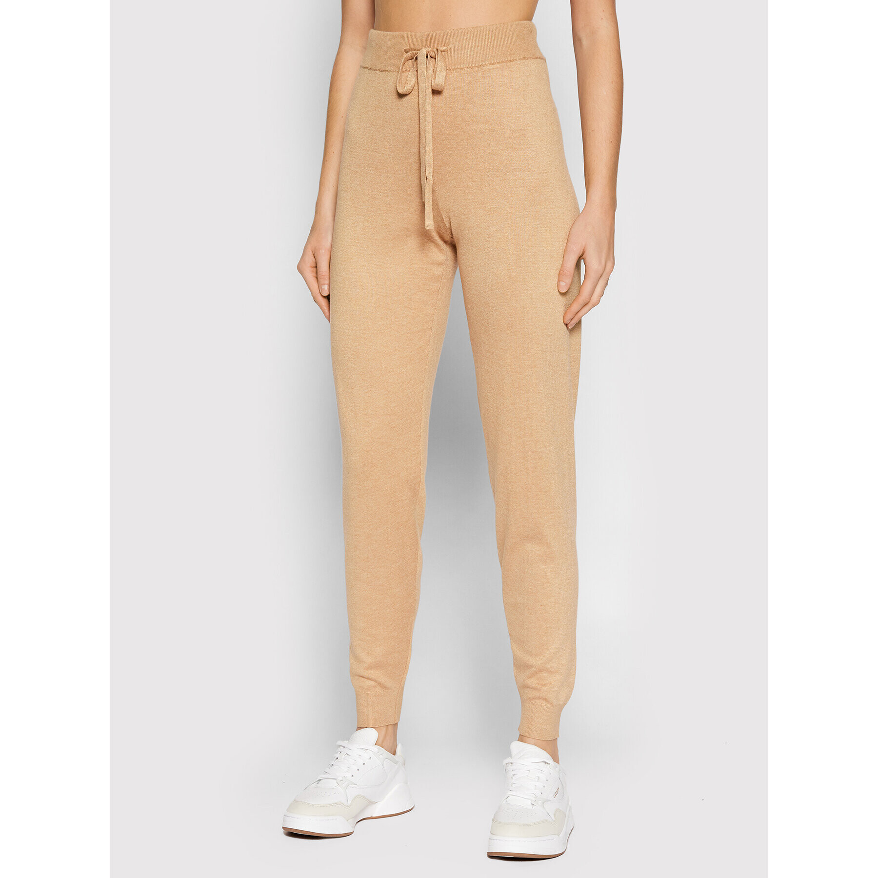 Vero Moda Teplákové kalhoty Edith 10248913 Hnědá Regular Fit - Pepit.cz