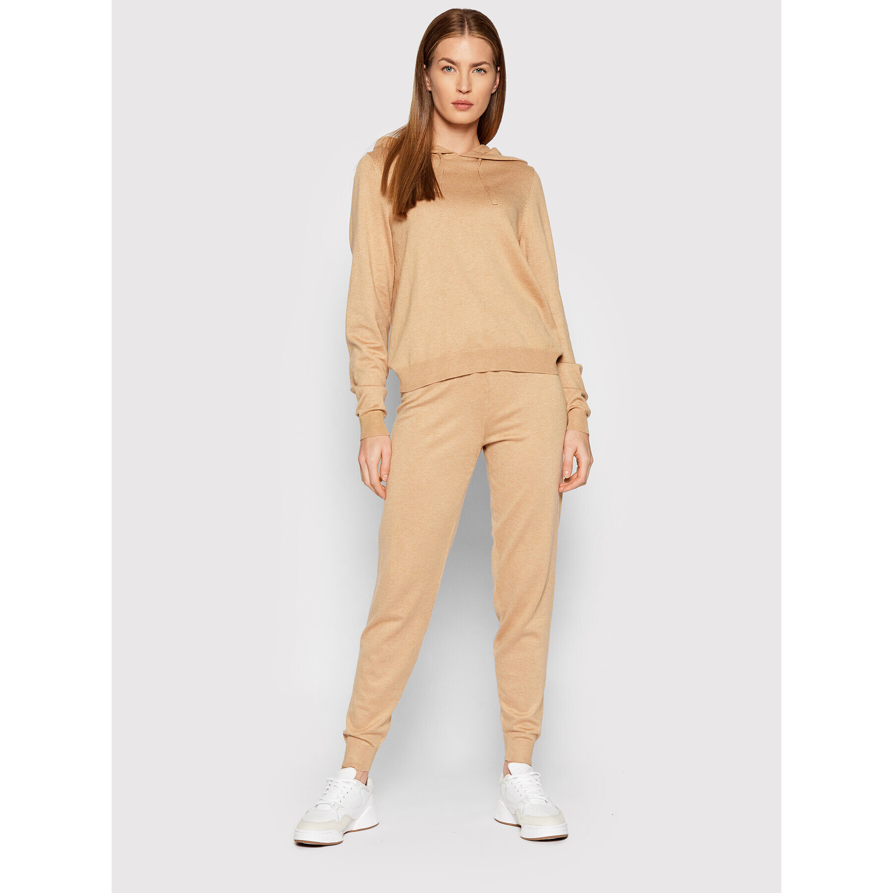 Vero Moda Teplákové kalhoty Edith 10248913 Hnědá Regular Fit - Pepit.cz