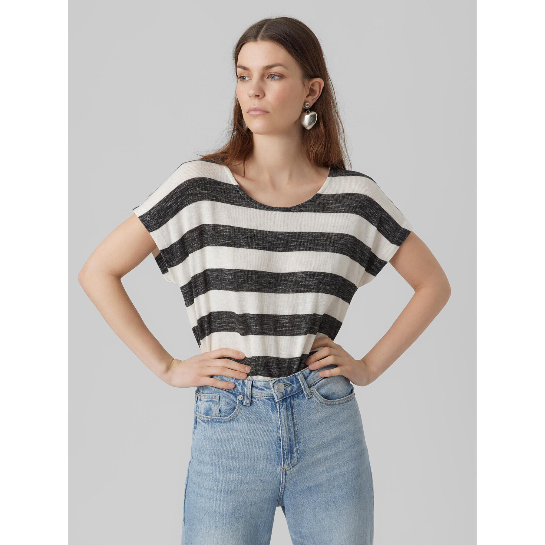 Vero Moda T-Shirt Wide 10284474 Barevná Box Fit - Pepit.cz