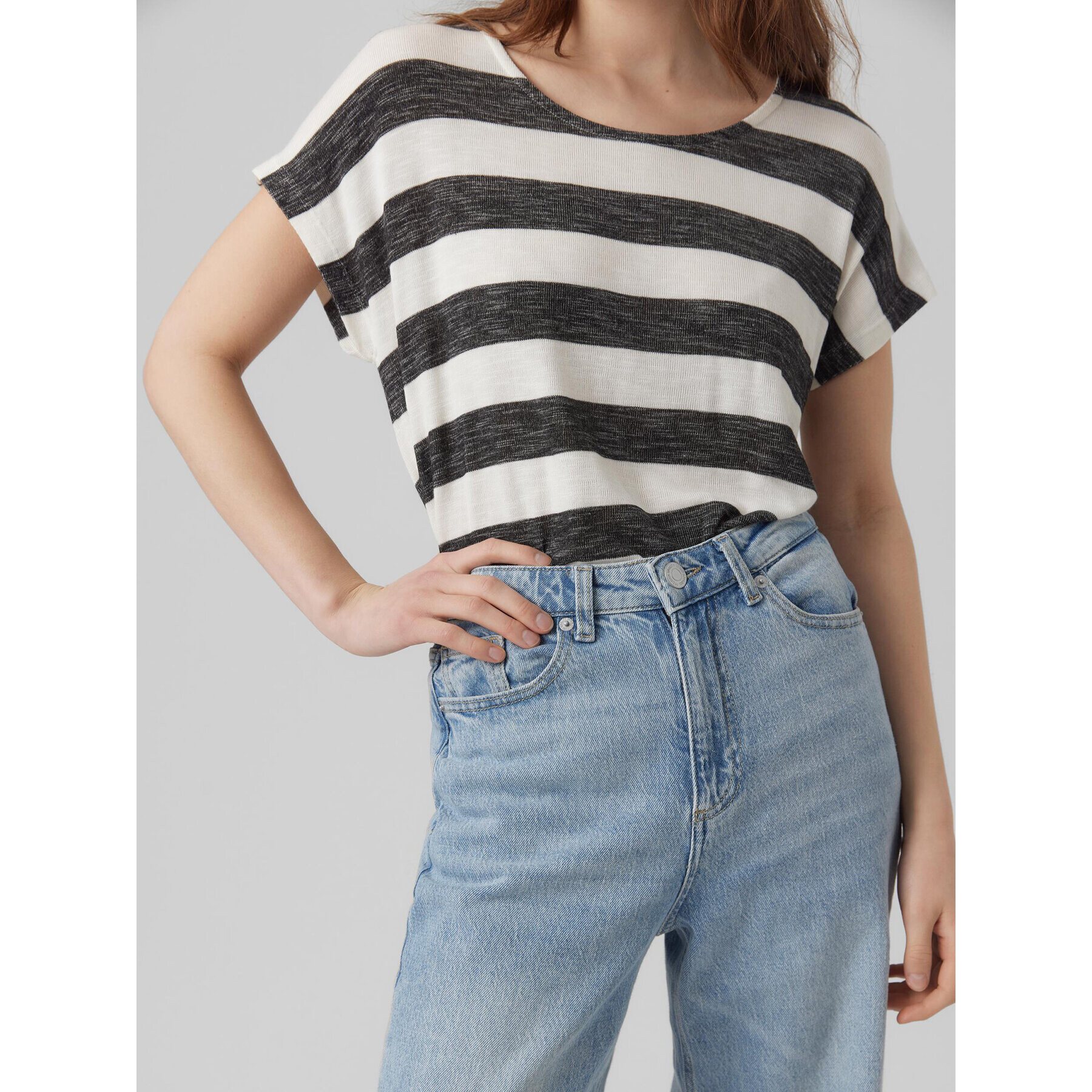 Vero Moda T-Shirt Wide 10284474 Barevná Box Fit - Pepit.cz