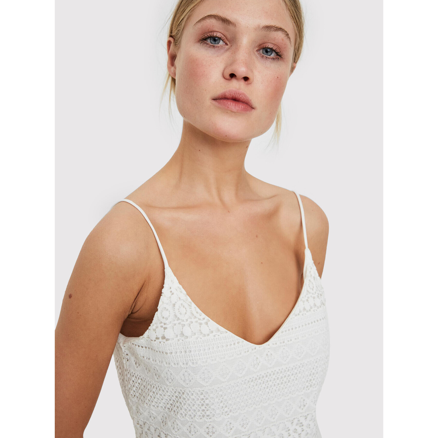 Vero Moda Top Honey 10190150 Bílá Regular Fit - Pepit.cz