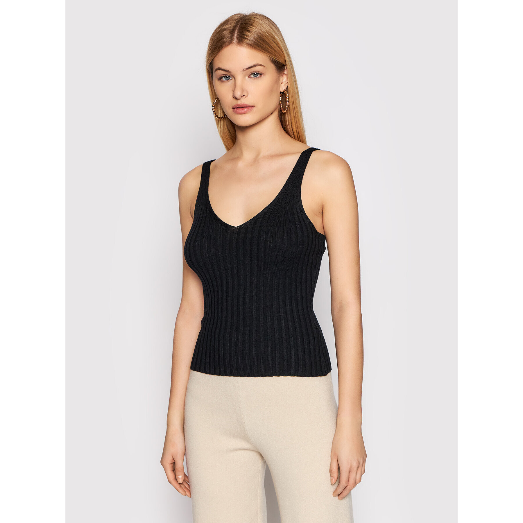 Vero Moda Top Sarah 10257394 Černá Slim Fit - Pepit.cz