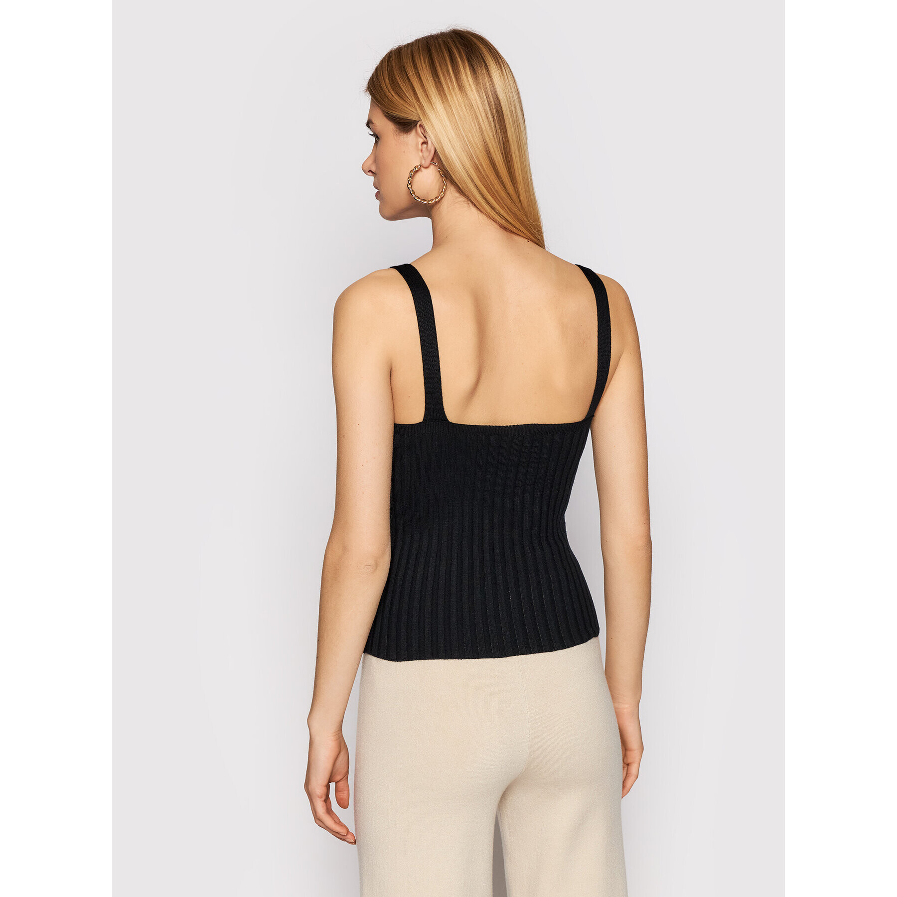 Vero Moda Top Sarah 10257394 Černá Slim Fit - Pepit.cz