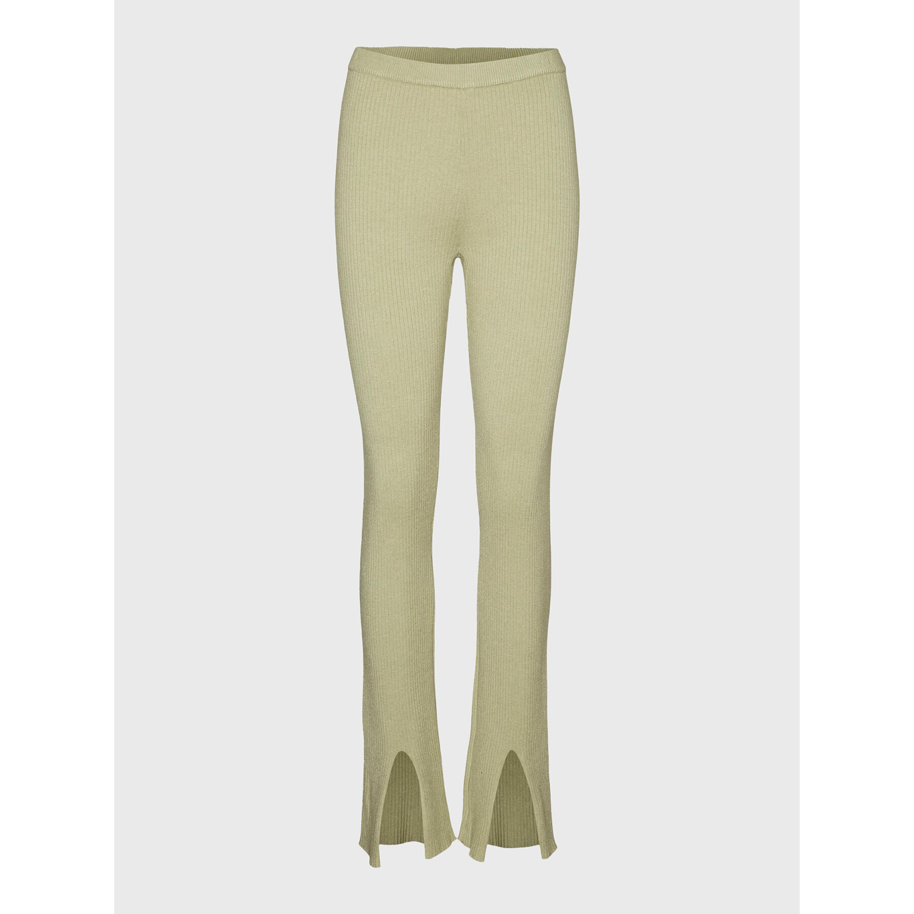 Vero Moda Úpletové kalhoty Gold 10276145 Zelená Slim Fit - Pepit.cz