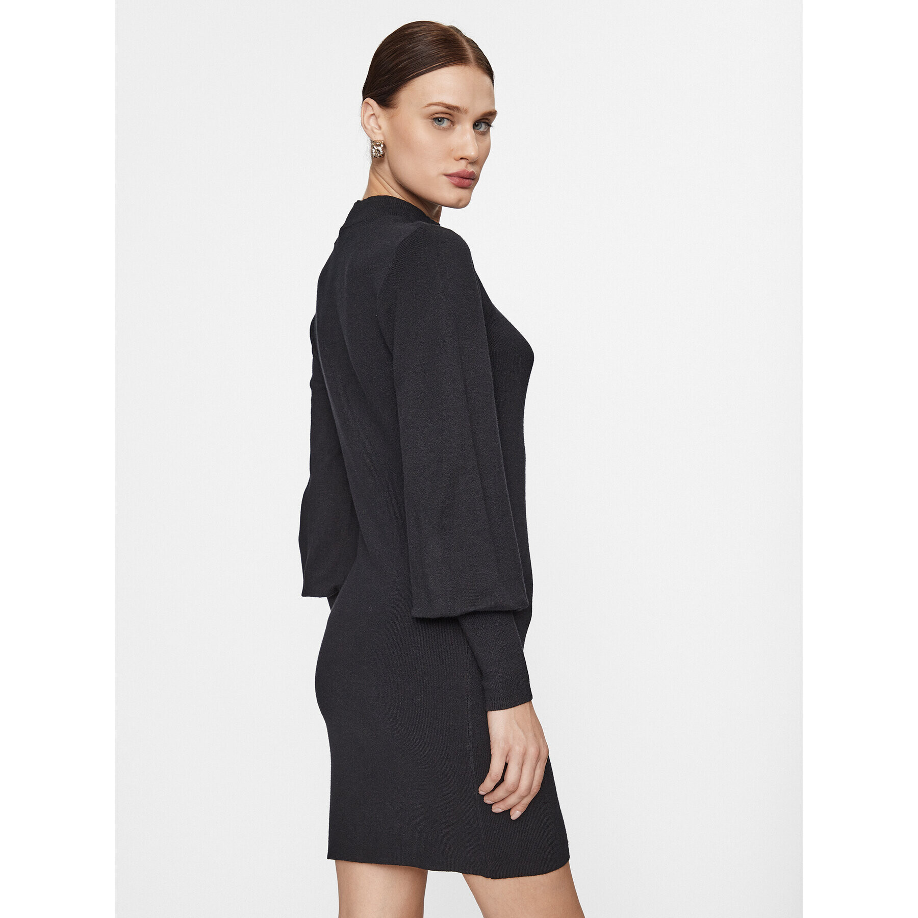 Vero Moda Úpletové šaty 10290665 Černá Slim Fit - Pepit.cz