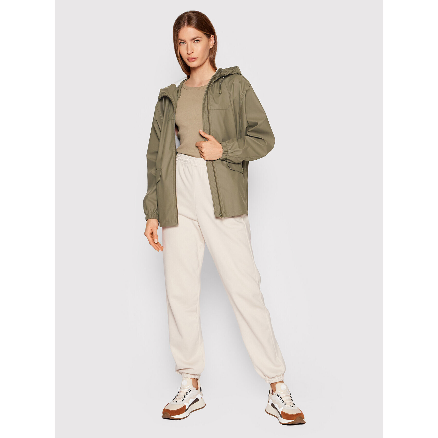 Vero Moda Větrovka Shady Holly 10245174 Zelená Relaxed Fit - Pepit.cz