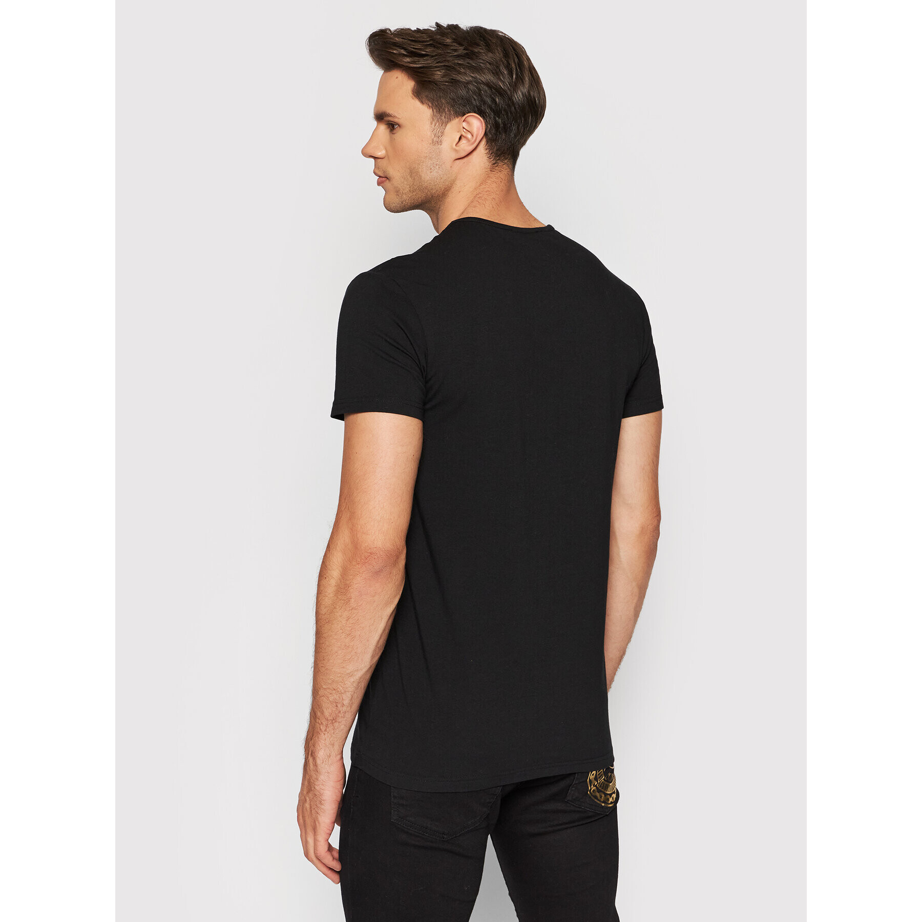 Versace 2-dílná sada T-shirts AU10193 Černá Slim Fit - Pepit.cz