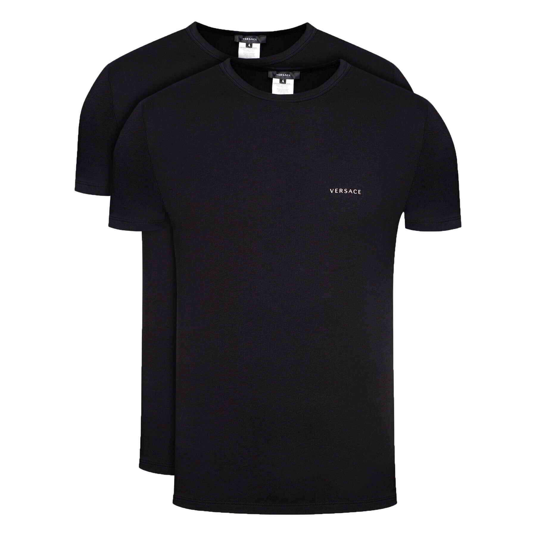 Versace 2-dílná sada T-shirts Intimo AU04023 Černá Slim Fit - Pepit.cz