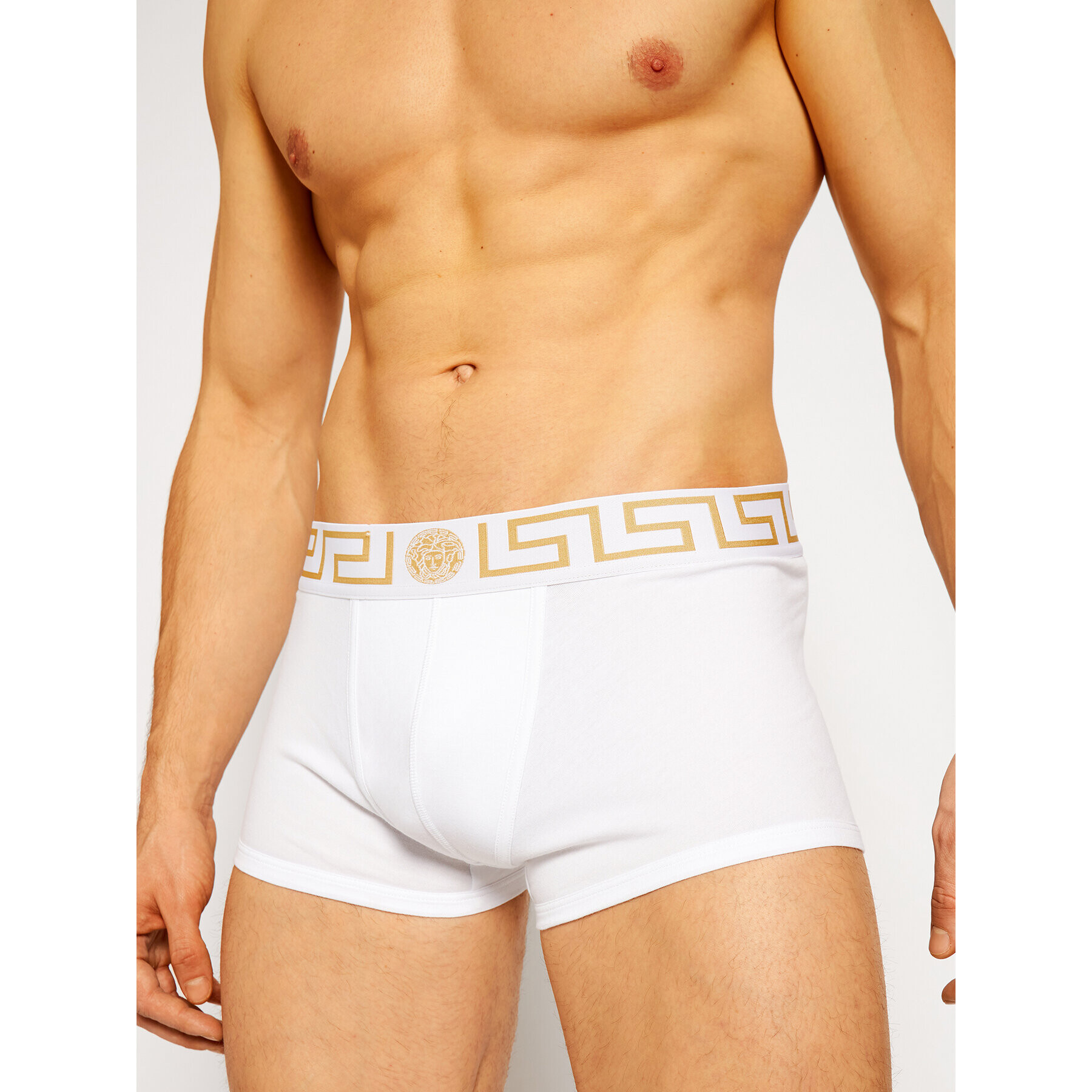 Versace Boxerky Greca AU10026 Bílá - Pepit.cz