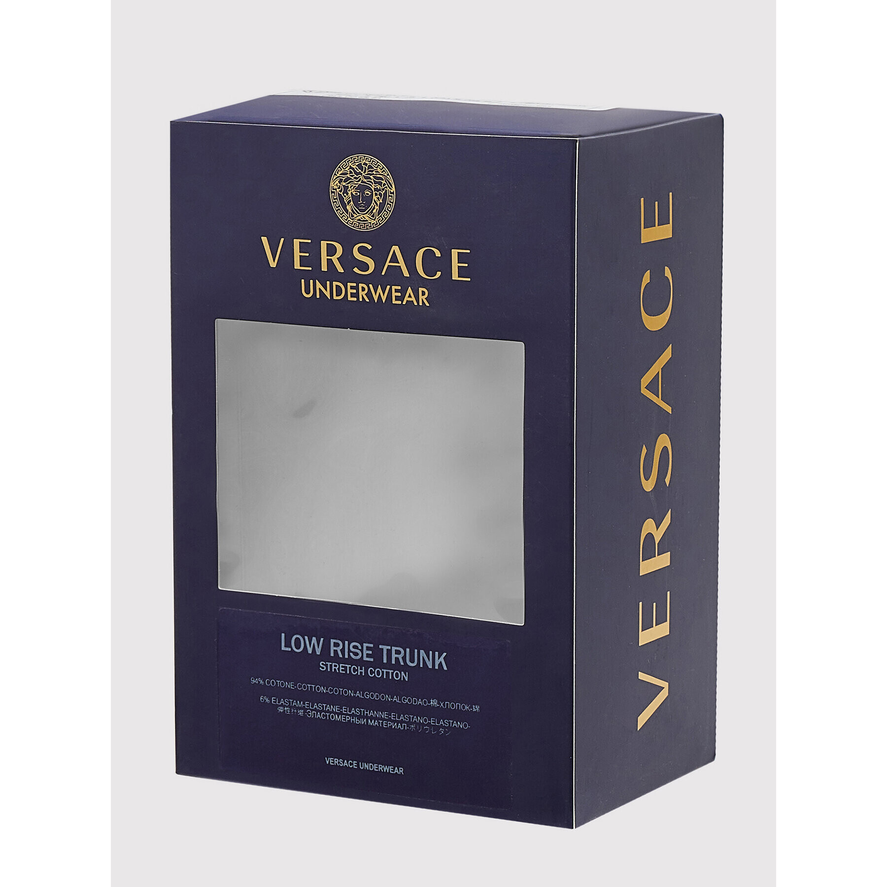 Versace Boxerky Greca AU10026 Tmavomodrá - Pepit.cz