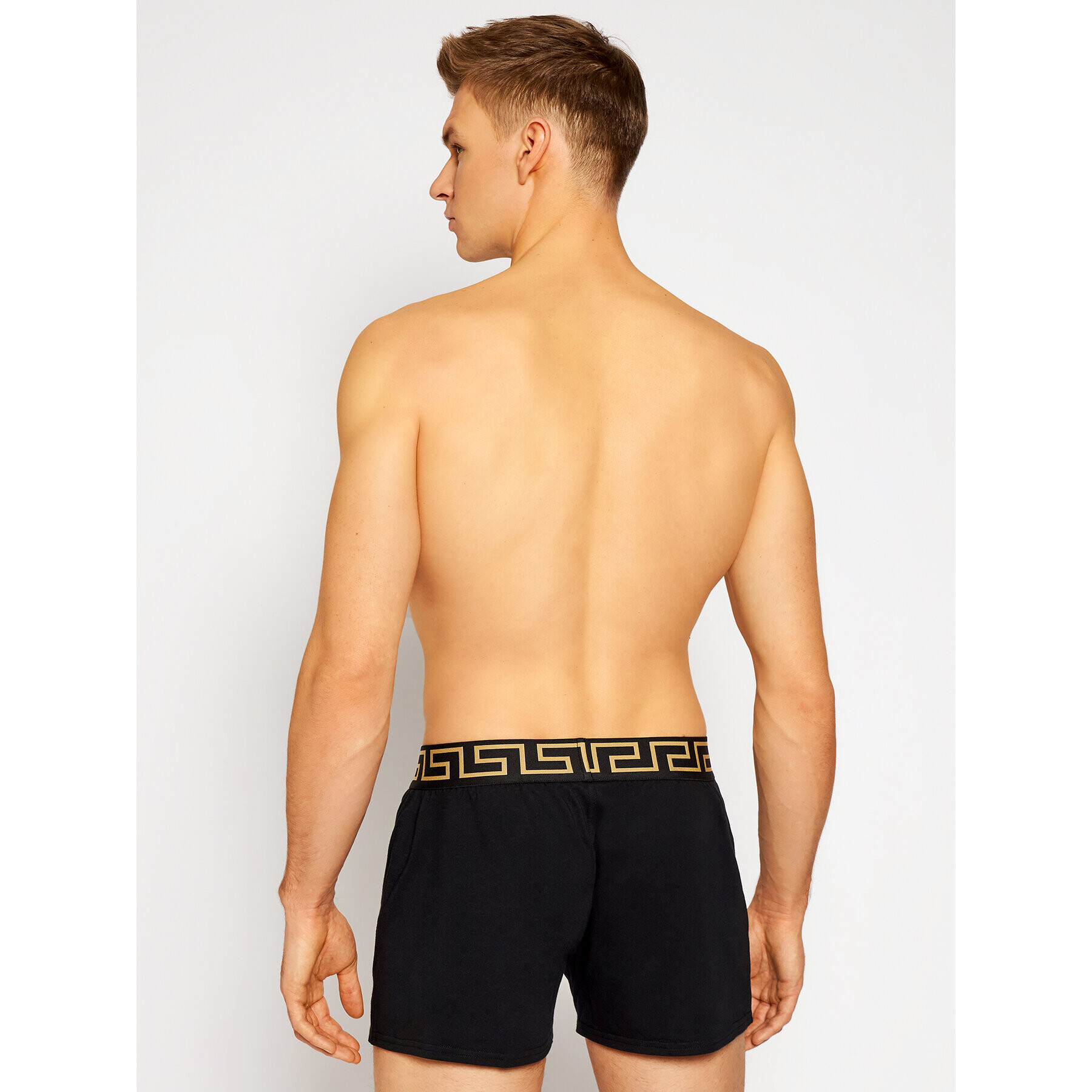 Versace Boxerky Greca AUU01013 Černá - Pepit.cz