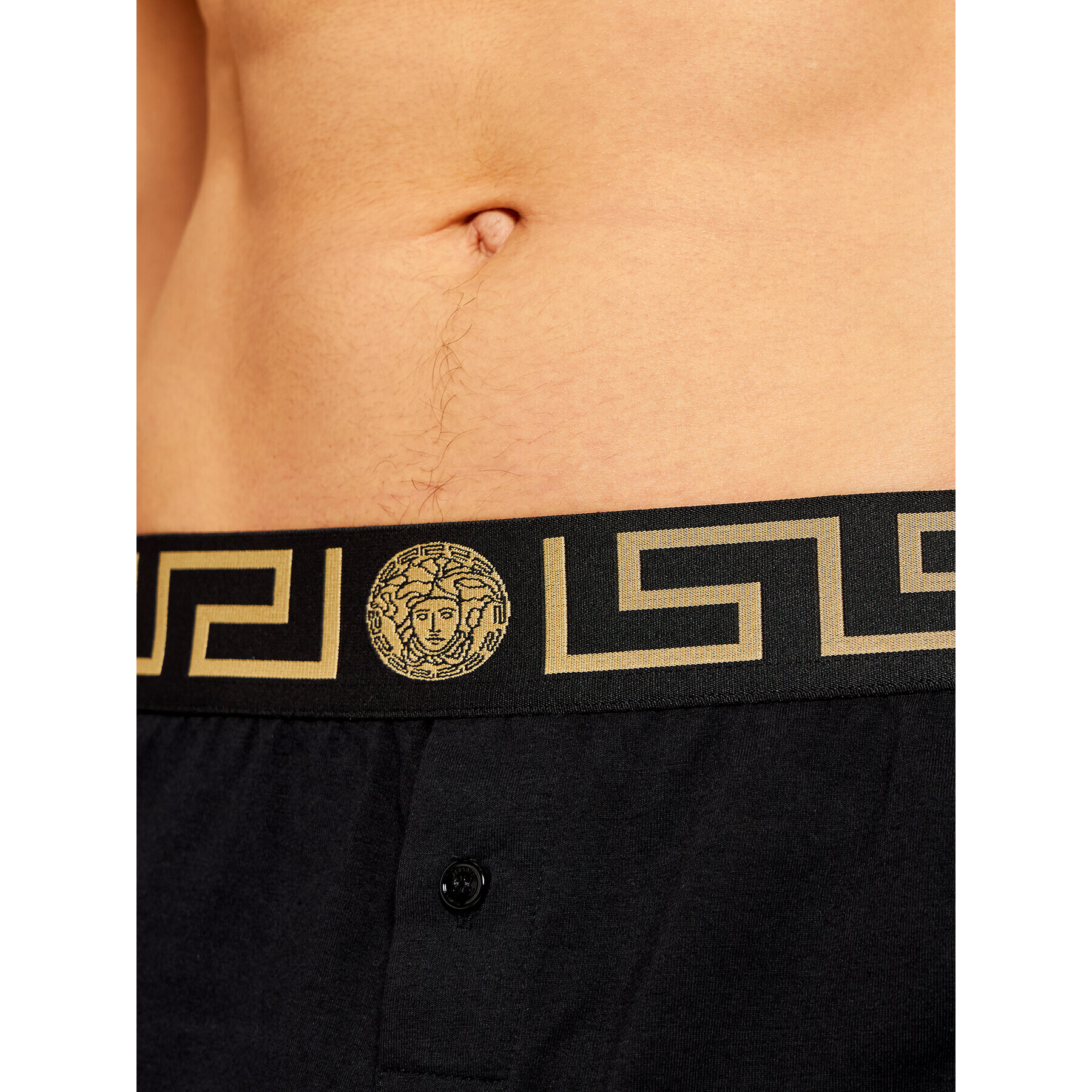 Versace Boxerky Greca AUU01013 Černá - Pepit.cz