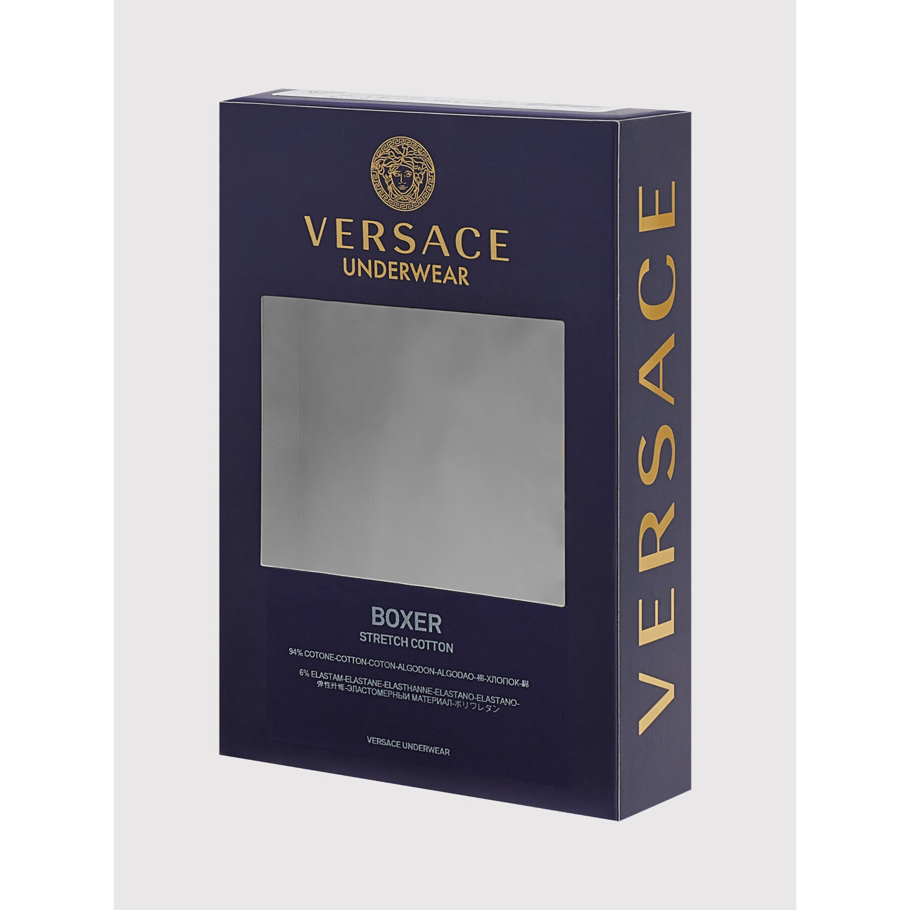 Versace Boxerky Greca AUU01013 Černá - Pepit.cz