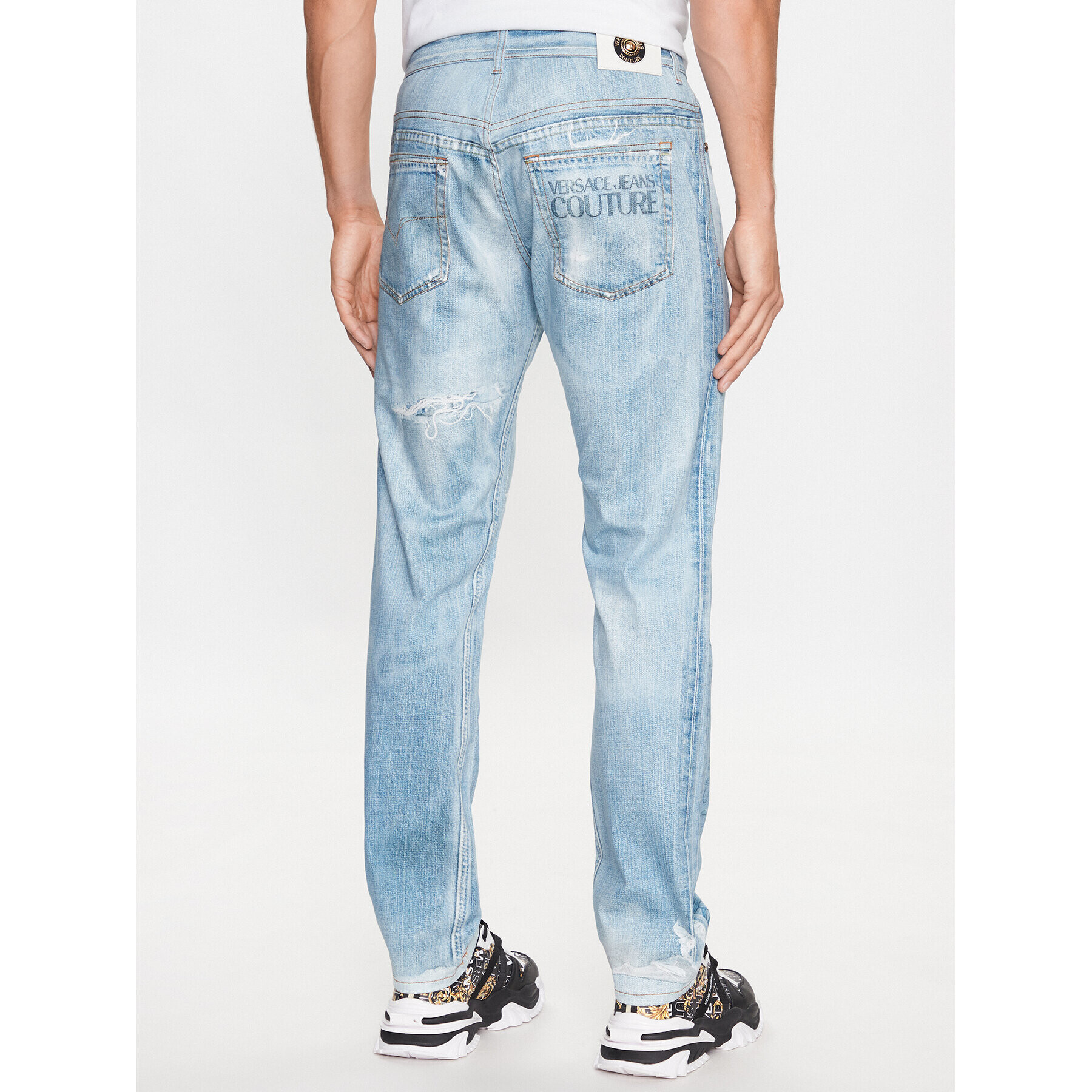 Versace Jeans Couture Jeansy 74GAB59P Modrá Regular Fit - Pepit.cz