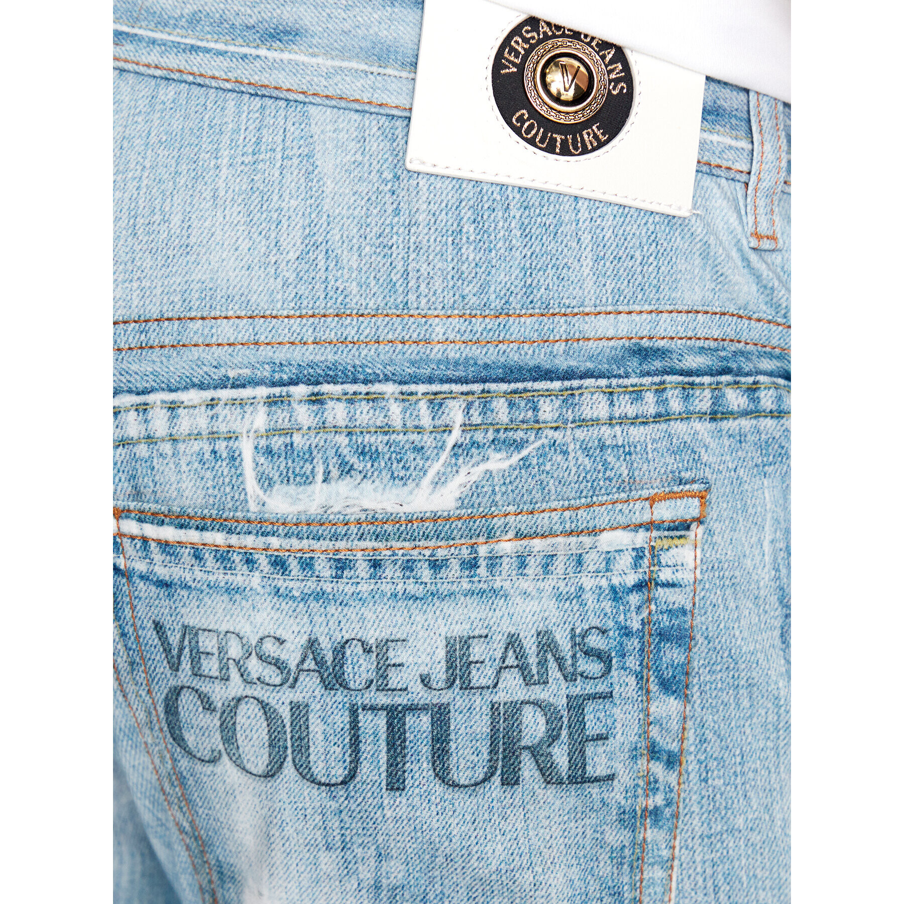 Versace Jeans Couture Jeansy 74GAB59P Modrá Regular Fit - Pepit.cz