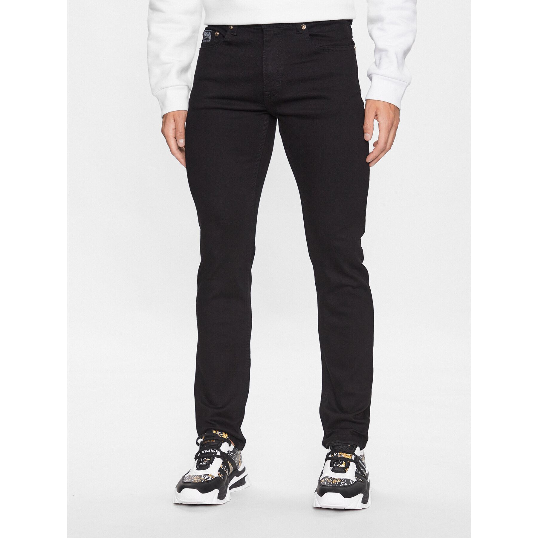 Versace Jeans Couture Jeansy 74GAB5S0 Černá Slim Fit - Pepit.cz