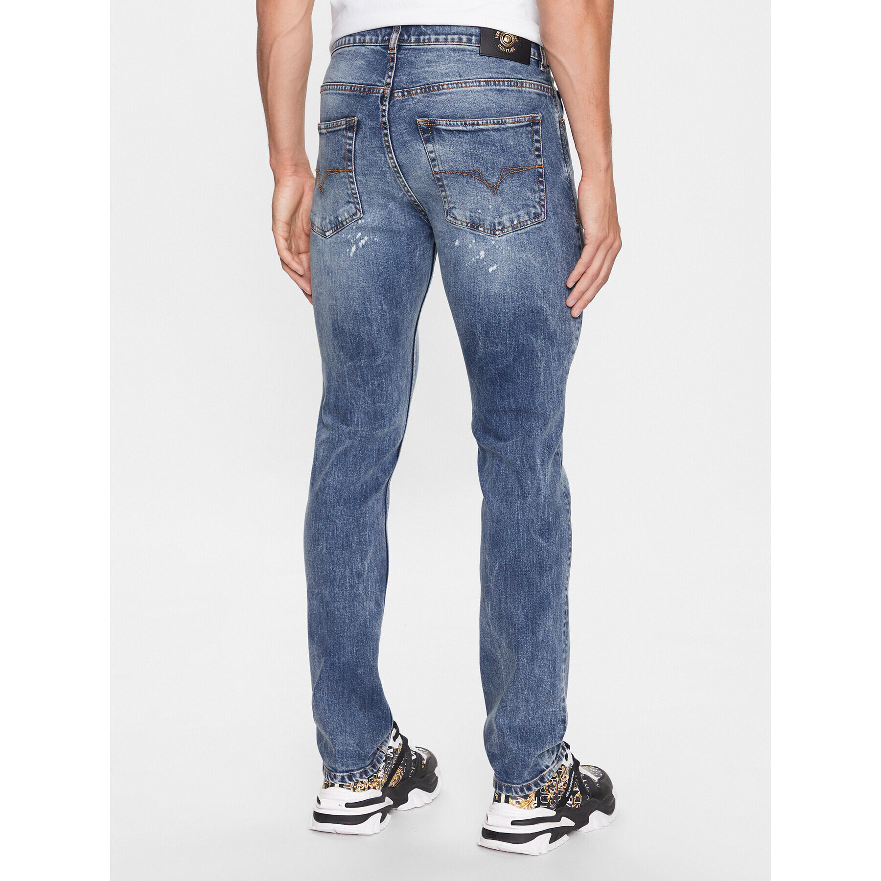 Versace Jeans Couture Jeansy 74GAB5S0 Modrá Slim Fit - Pepit.cz