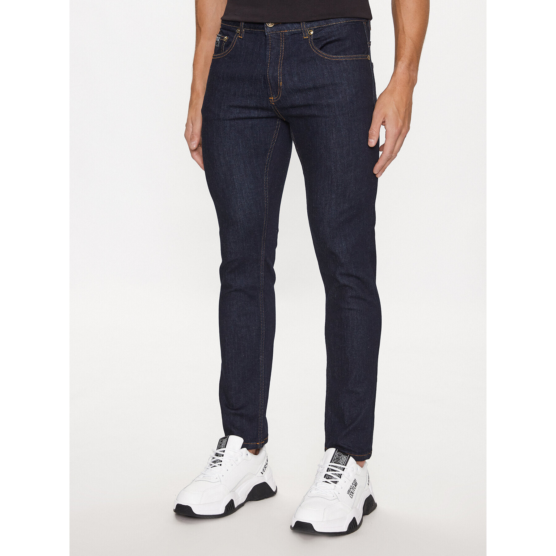 Versace Jeans Couture Jeansy 75GAB5D0 Tmavomodrá Skinny Fit - Pepit.cz