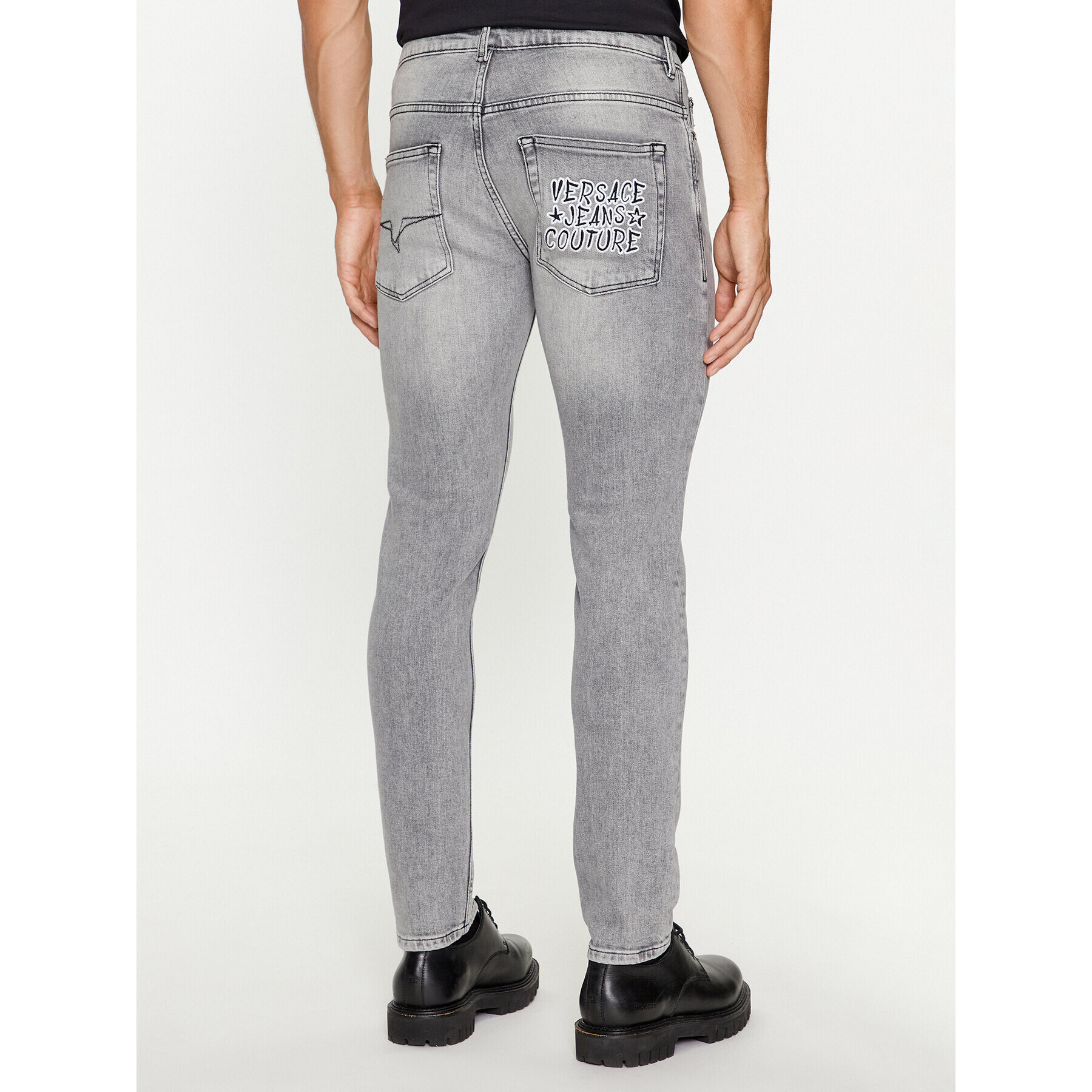 Versace Jeans Couture Jeansy 75GAB5D2 Šedá Slim Fit - Pepit.cz