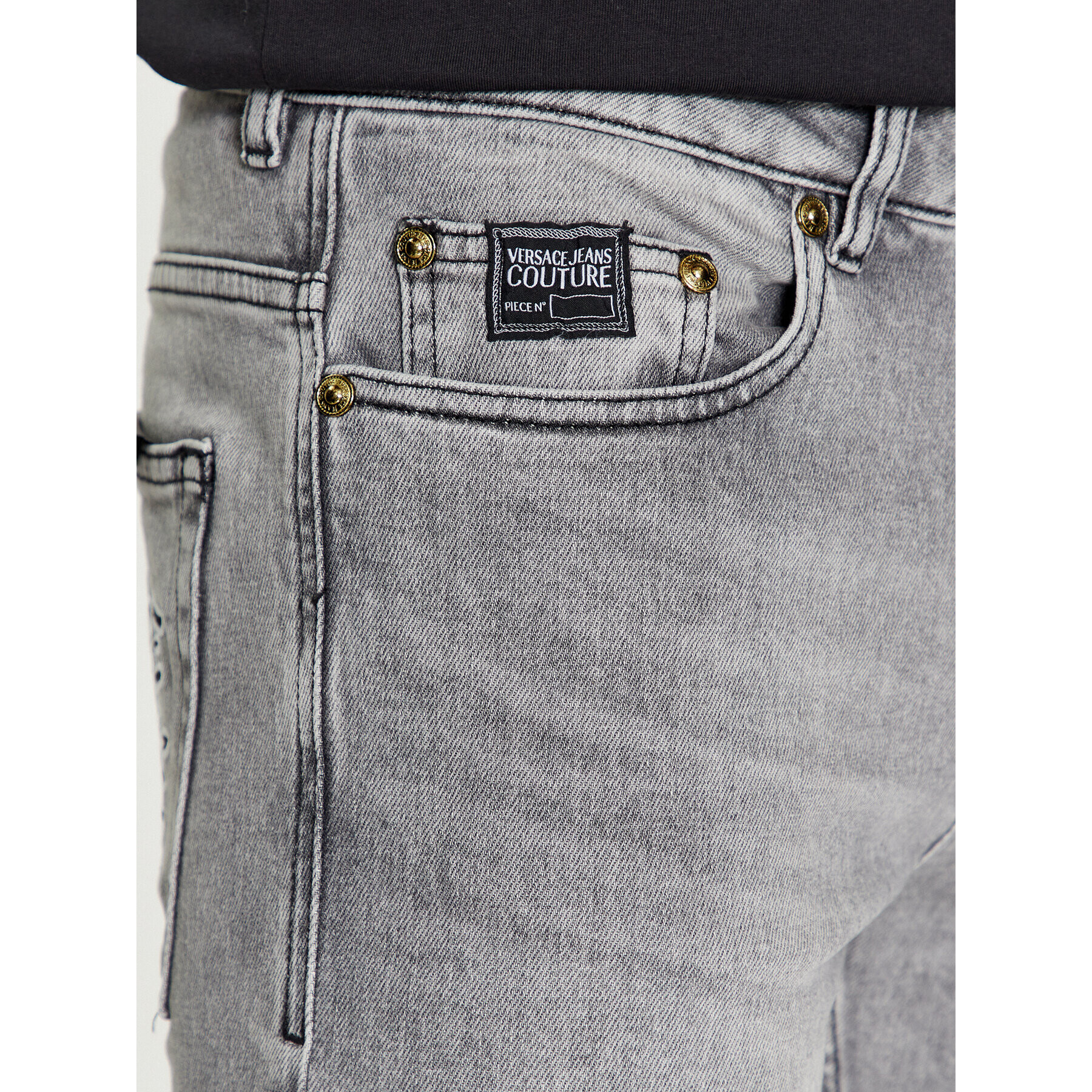 Versace Jeans Couture Jeansy 75GAB5D2 Šedá Slim Fit - Pepit.cz