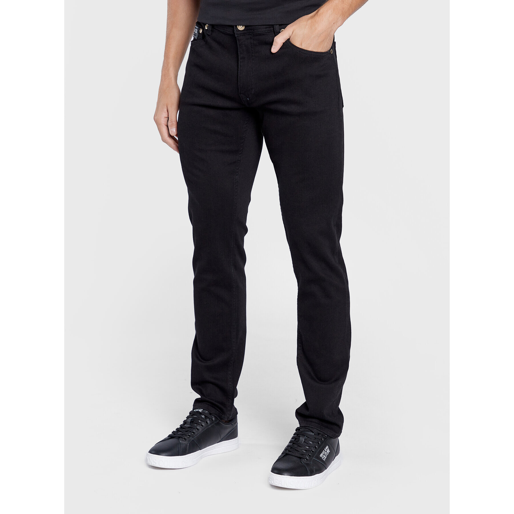 Versace Jeans Couture Jeansy Austin 73GAB550 Černá Regular Fit - Pepit.cz