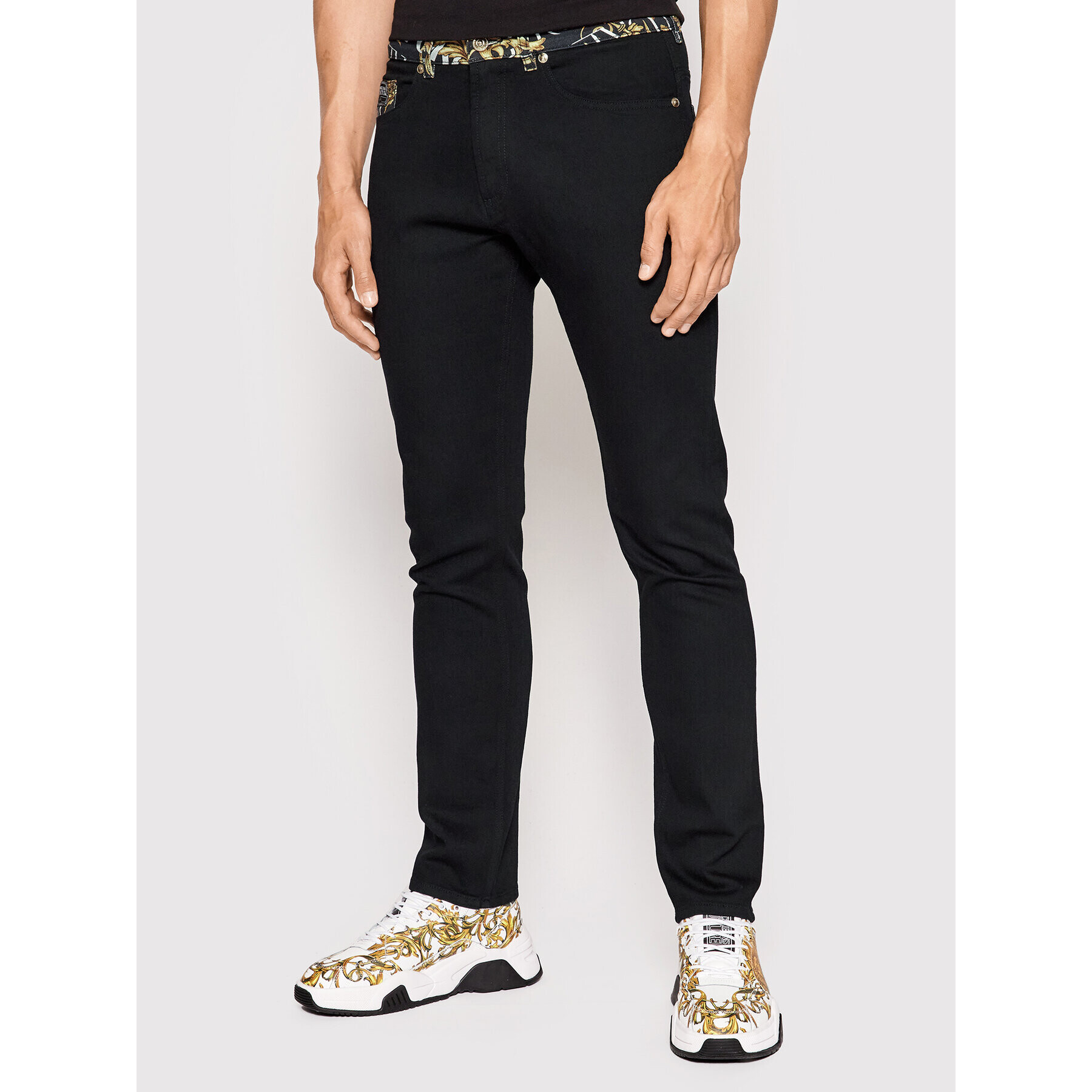 Versace Jeans Couture Jeansy Dundee 73GAB5DM Černá Regular Fit - Pepit.cz