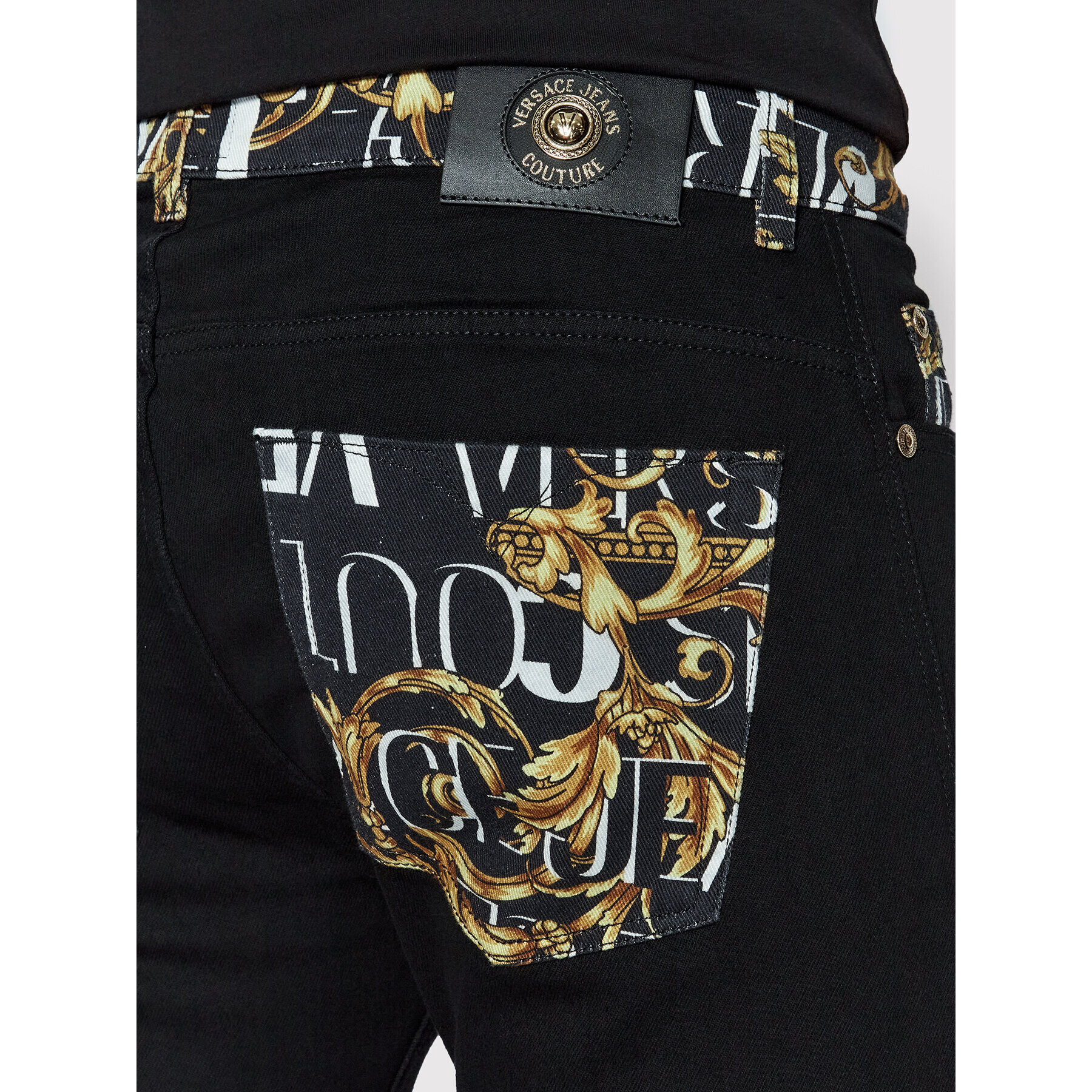 Versace Jeans Couture Jeansy Dundee 73GAB5DM Černá Regular Fit - Pepit.cz