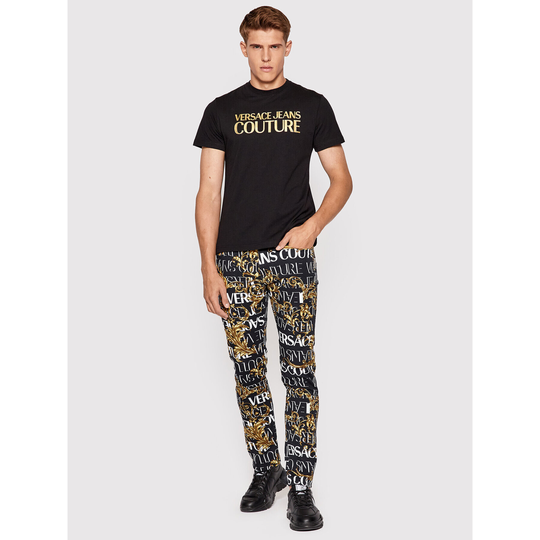 Versace Jeans Couture Jeansy Milano 73GAB5S0 Černá Slim Fit - Pepit.cz