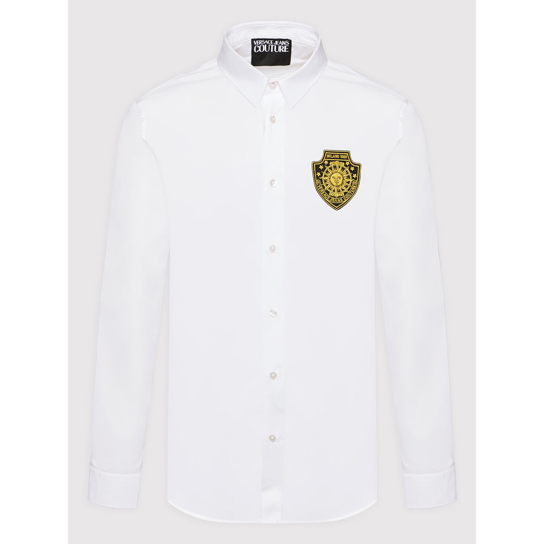 Versace Jeans Couture Košile 72GAL2S6 Bílá Slim Fit - Pepit.cz