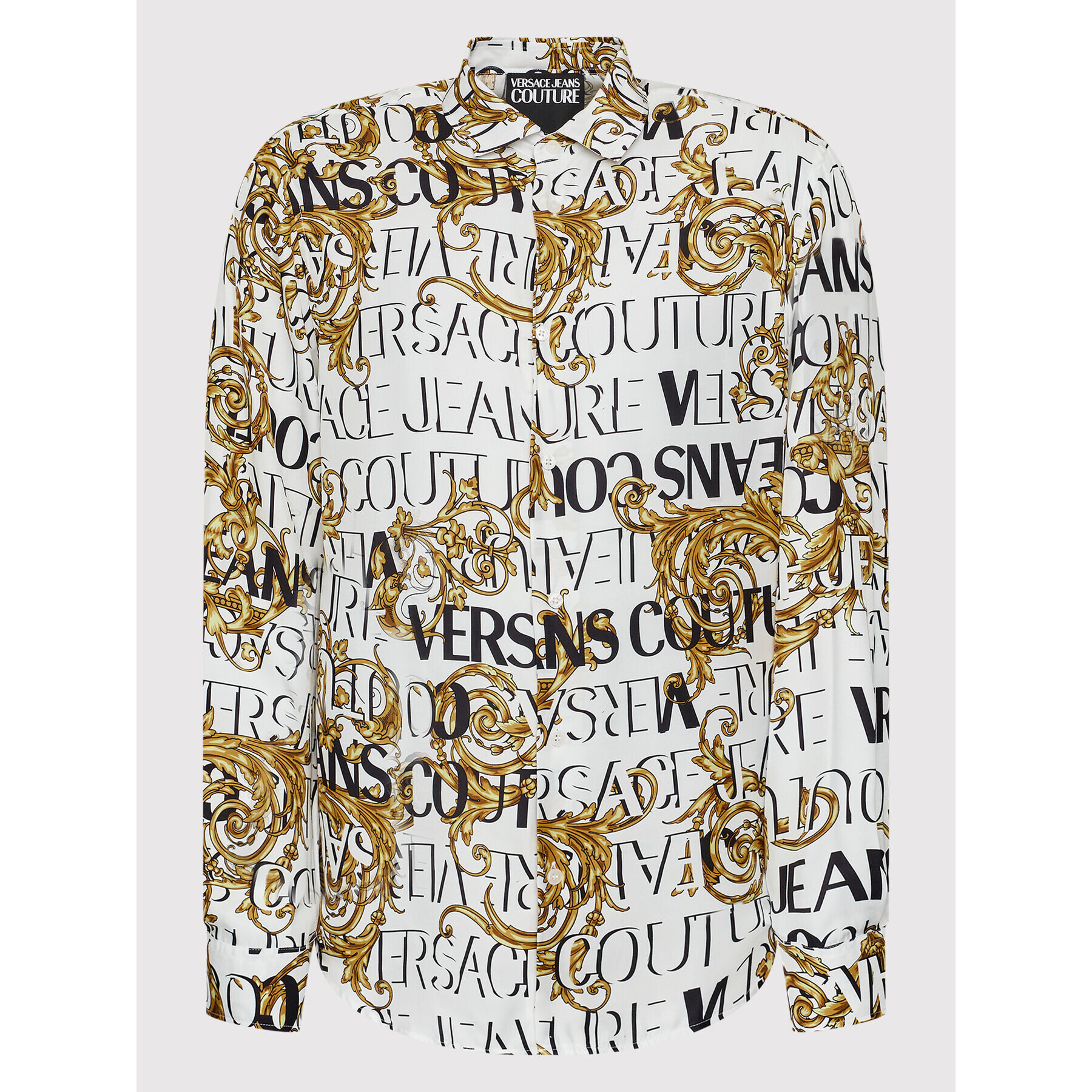 Versace Jeans Couture Košile Baroque 73GAL2R0 Bílá Regular Fit - Pepit.cz