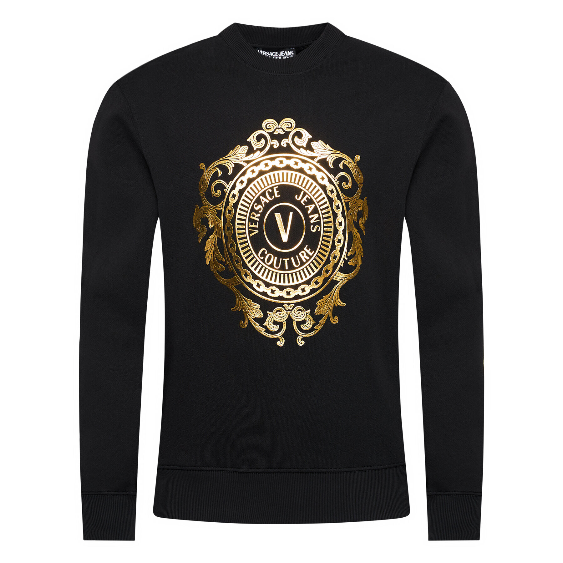 Versace Jeans Couture Mikina B7GWA73F Černá Regular Fit - Pepit.cz