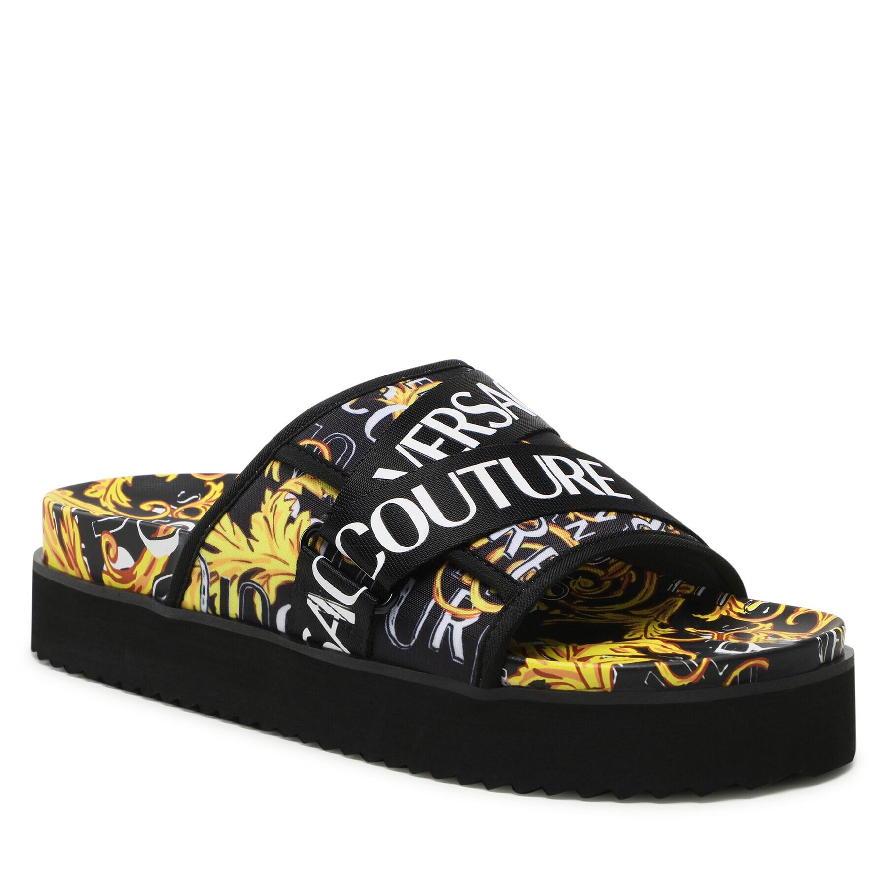 Versace Jeans Couture Nazouváky 74YA3SM2 Černá - Pepit.cz