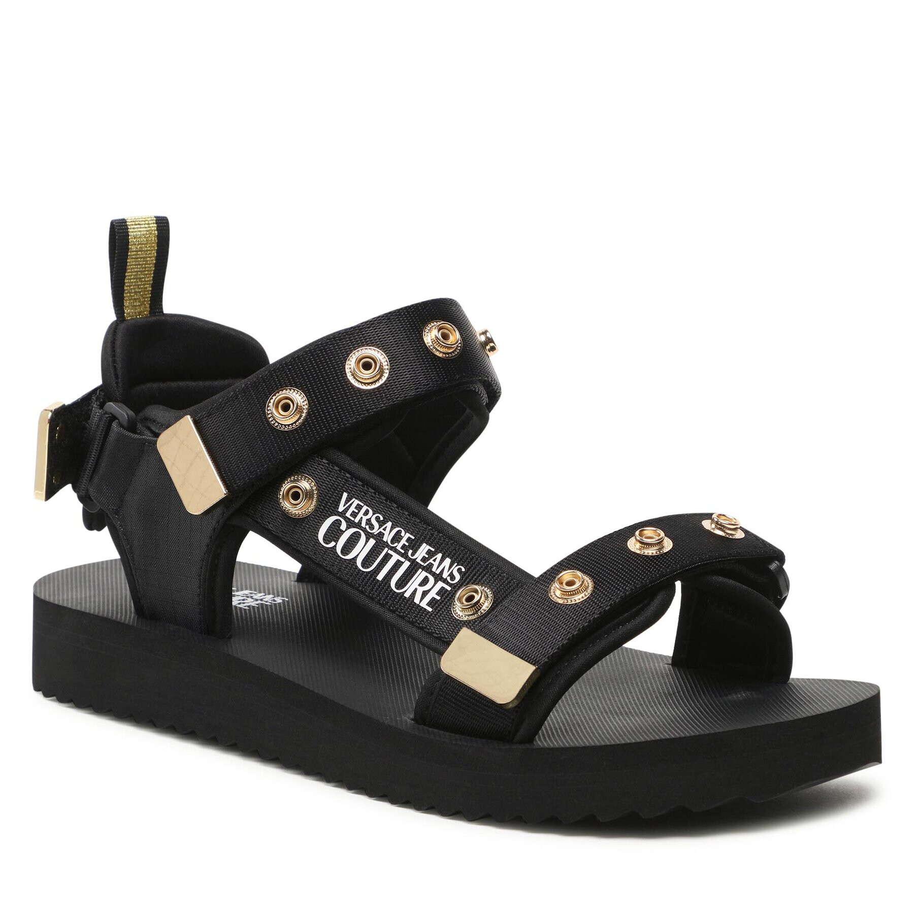 Versace Jeans Couture Sandály 74YA3S7C Černá - Pepit.cz